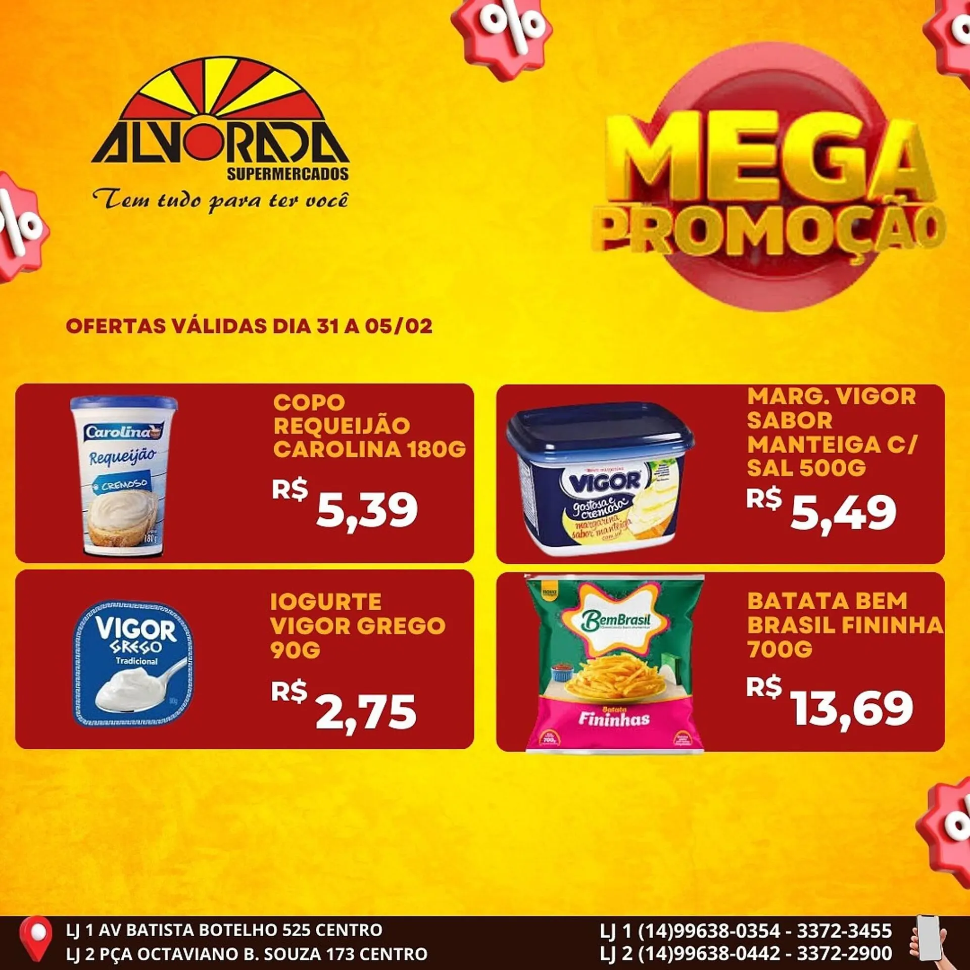 Encarte de Catálogo Alvorada Supermercados 31 de janeiro até 5 de fevereiro 2025 - Pagina 3