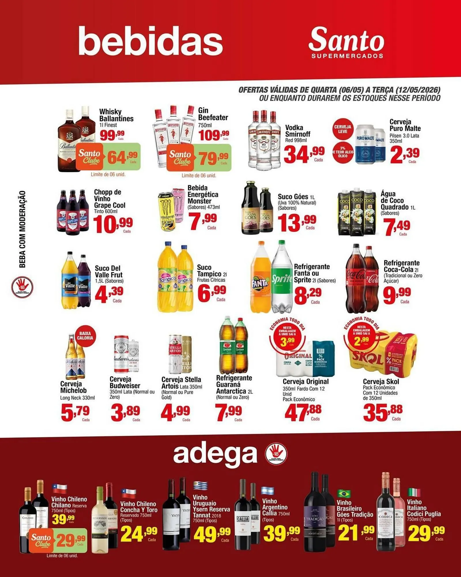 Encarte de Catálogo Santo Supermercados 6 de maio até 10 de maio 2026 - Pagina 10