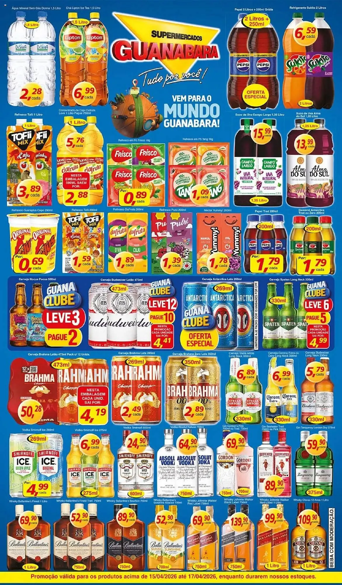 Encarte de Encarte Supermercados Guanabara 15 de abril até 17 de abril 2026 - Pagina 4