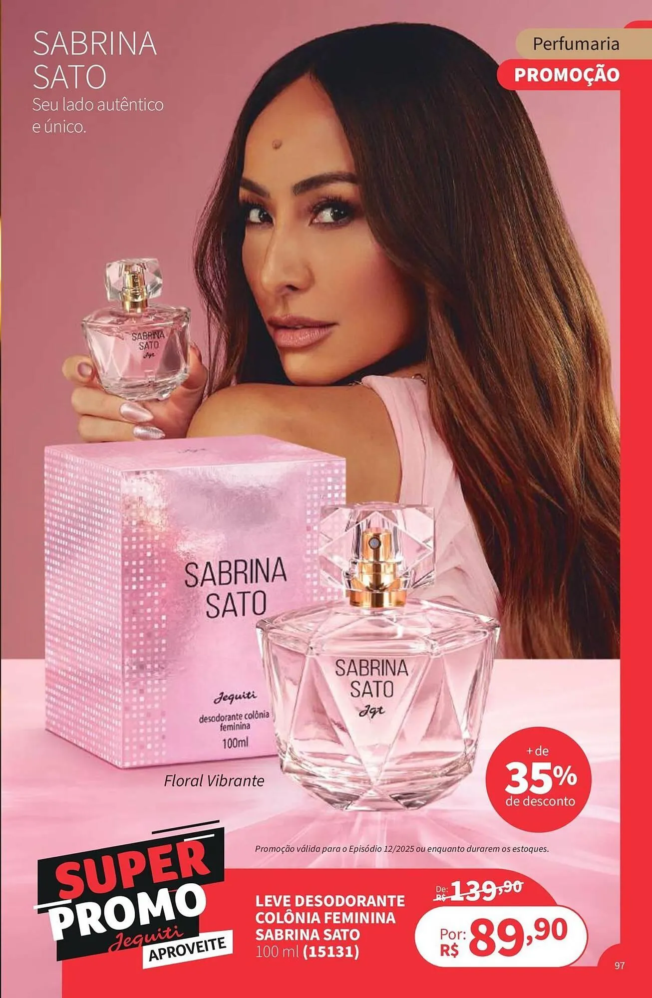 Encarte de Catálogo Jequiti 25 de agosto até 31 de dezembro 2025 - Pagina 97