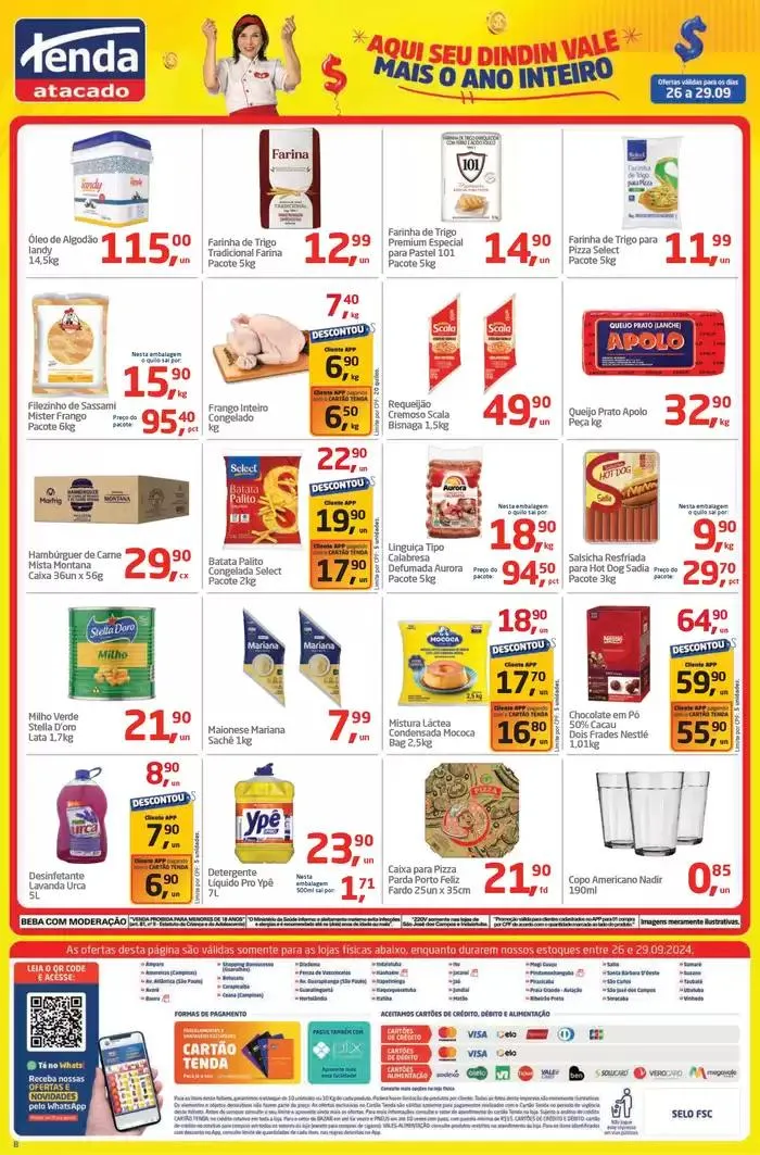 Encarte de ANIVERSÁRIO TÔ NO TENDA TÔ NO LUCRO 26 de setembro até 29 de setembro 2024 - Pagina 8