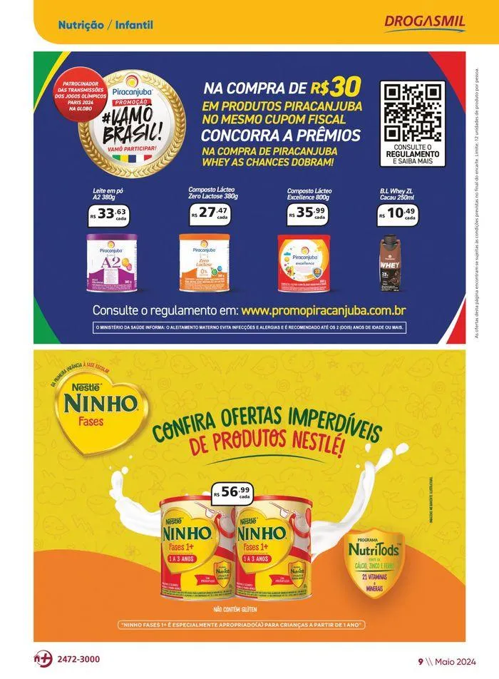 Encarte de Aniversário Drogasmil  3 de maio até 2 de junho 2024 - Pagina 9