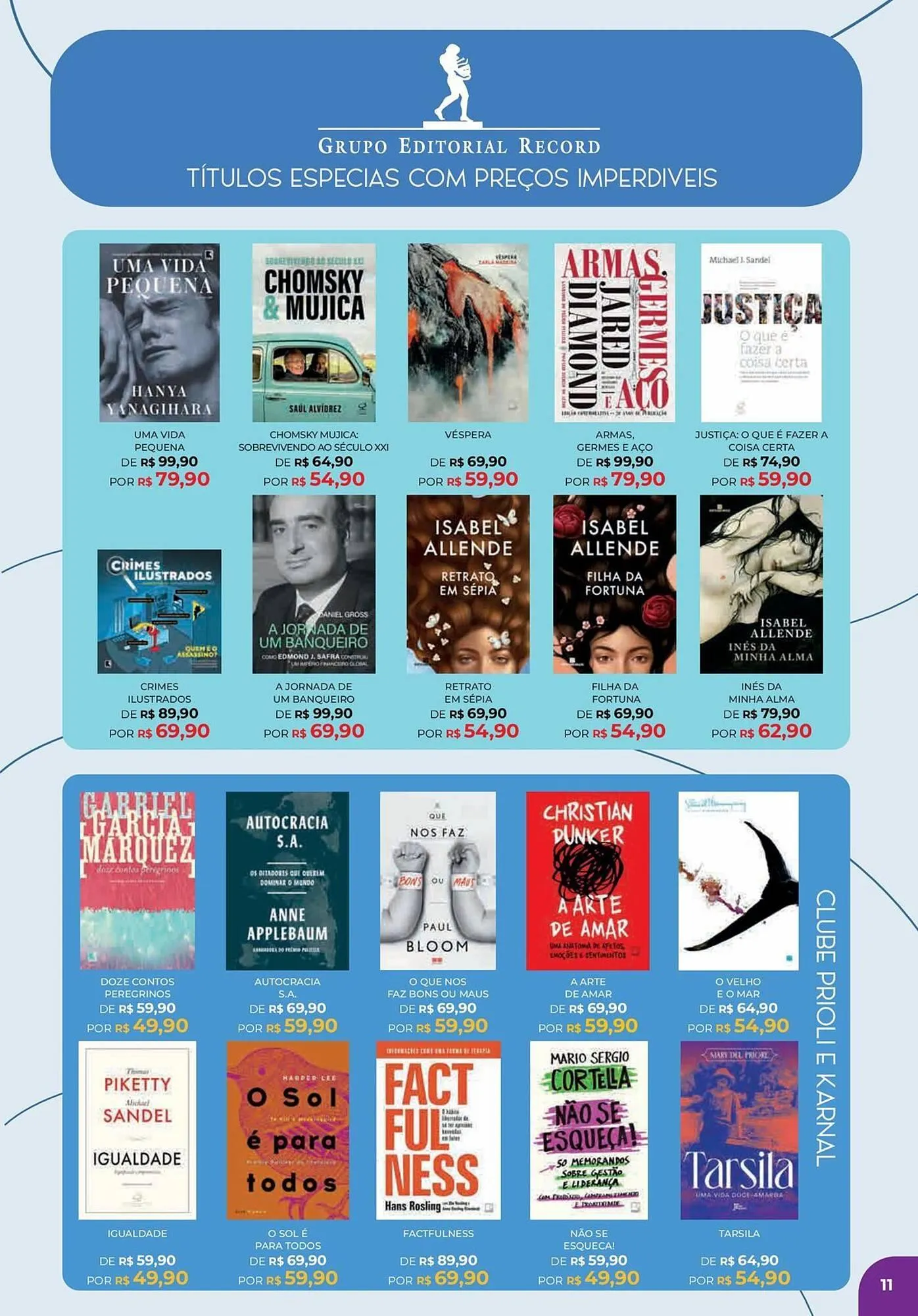 Encarte de Catálogo Livraria Leitura 1 de agosto até 30 de setembro 2025 - Pagina 11