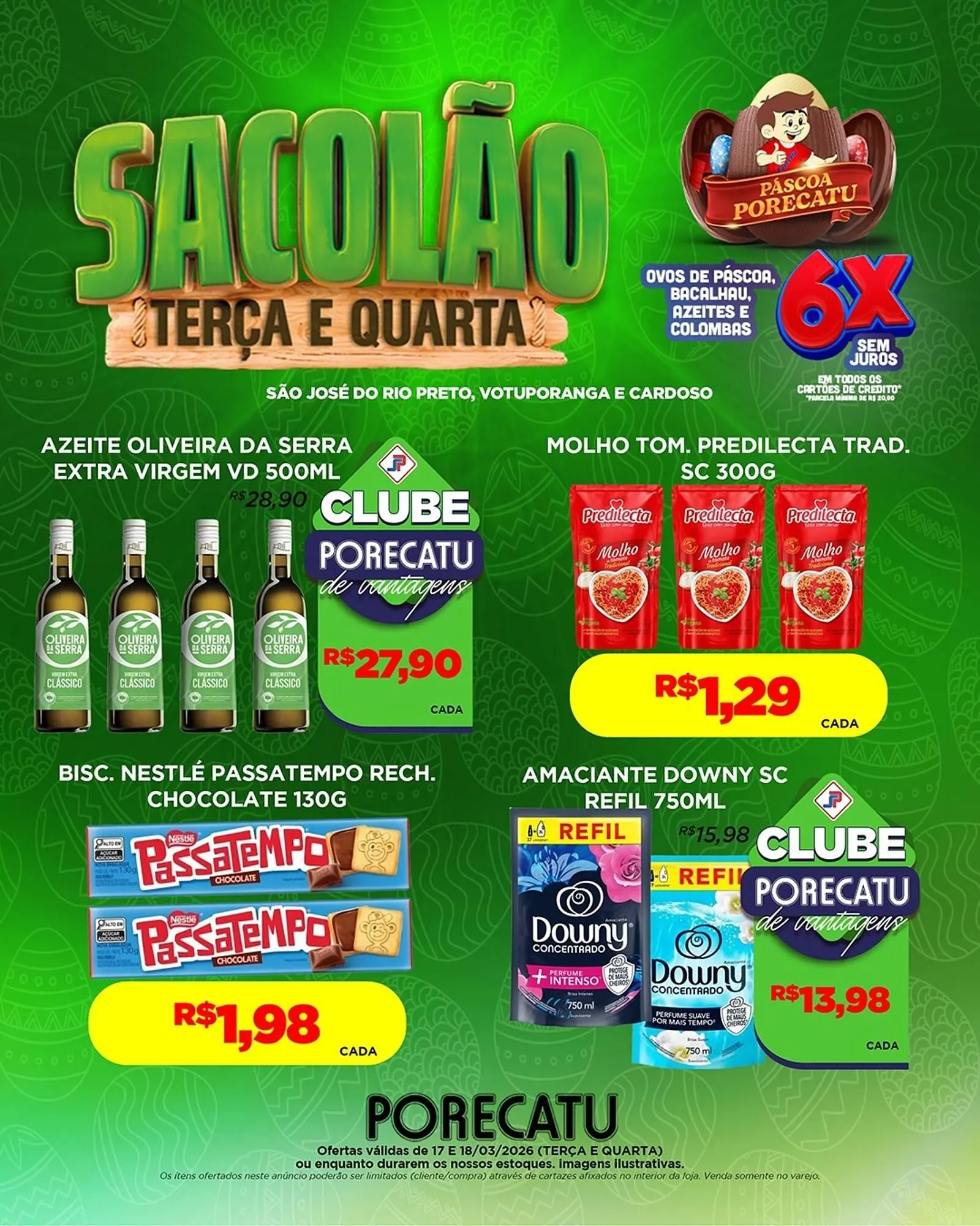 Encarte de Catálogo Supermercado Porecatu 17 de março até 18 de março 2026 - Pagina 2