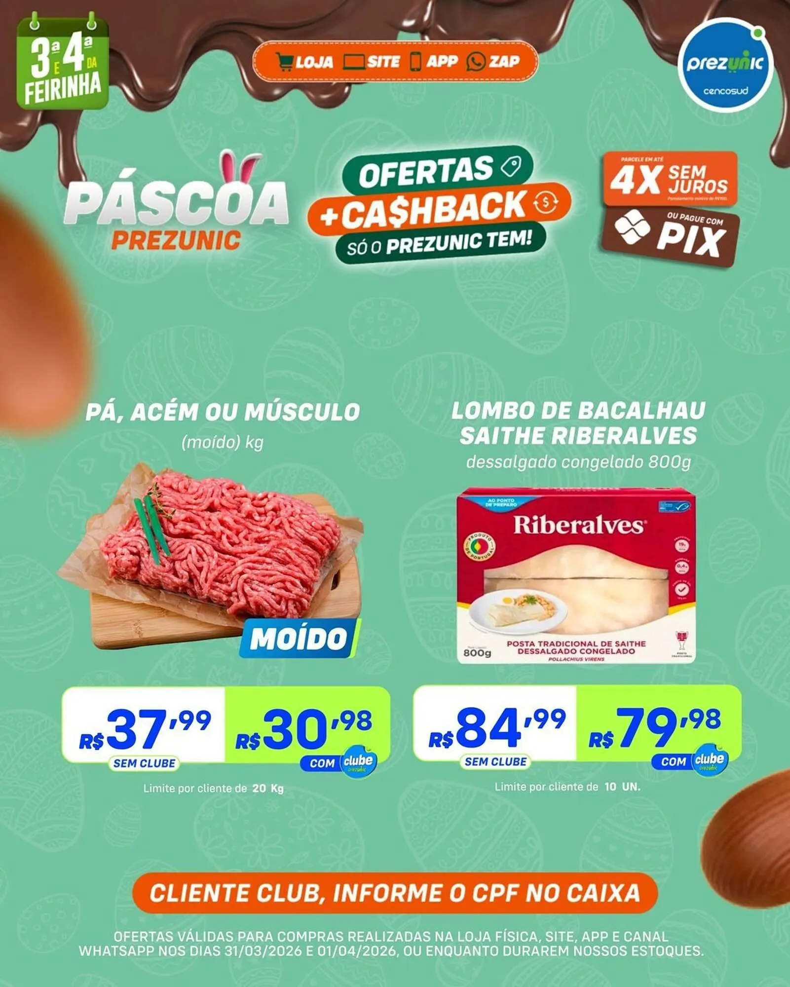 Encarte de Encarte Prezunic 31 de março até 1 de abril 2026 - Pagina 4