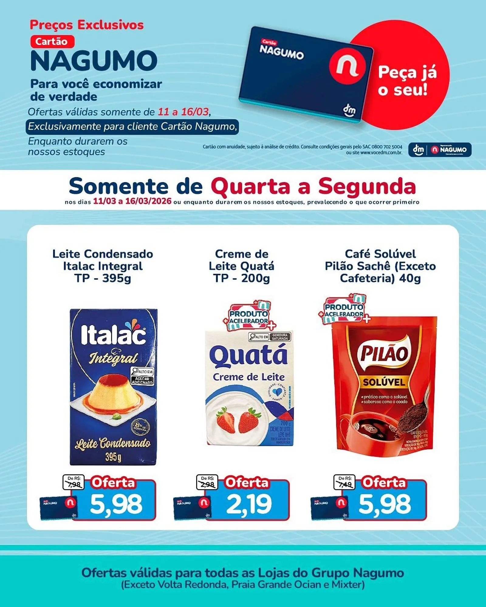 Encarte de Folheto Nagumo 12 de março até 16 de março 2026 - Pagina 1