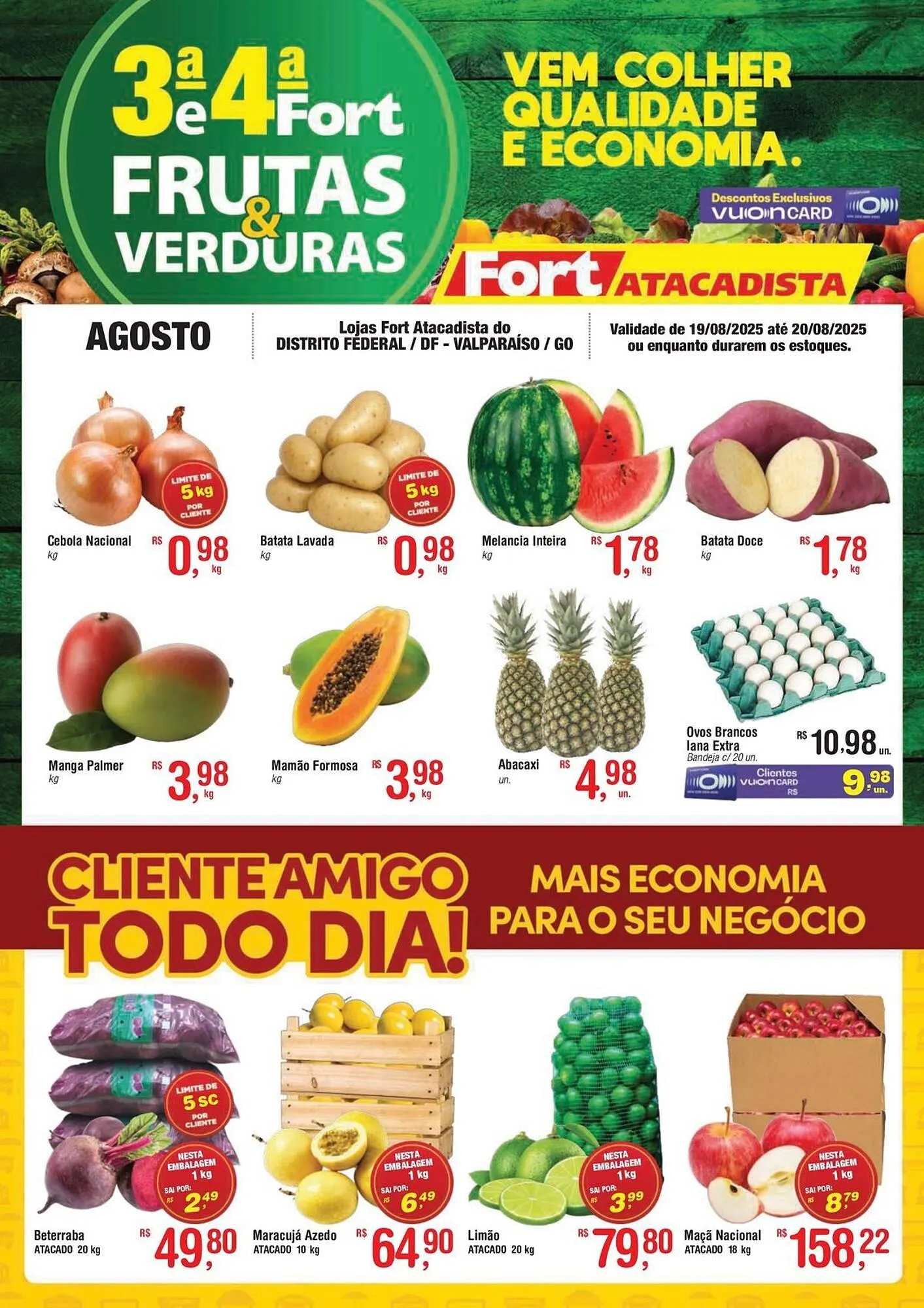 Encarte de Catálogo Fort Atacadista 19 de agosto até 20 de agosto 2025 - Pagina 1