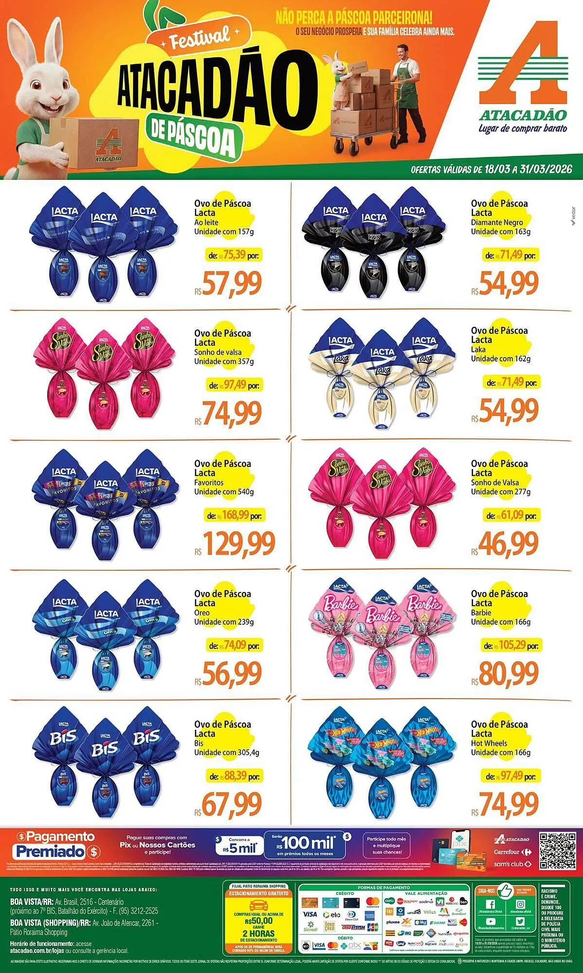 Encarte de Folheto Atacadão 19 de março até 31 de março 2026 - Pagina 1