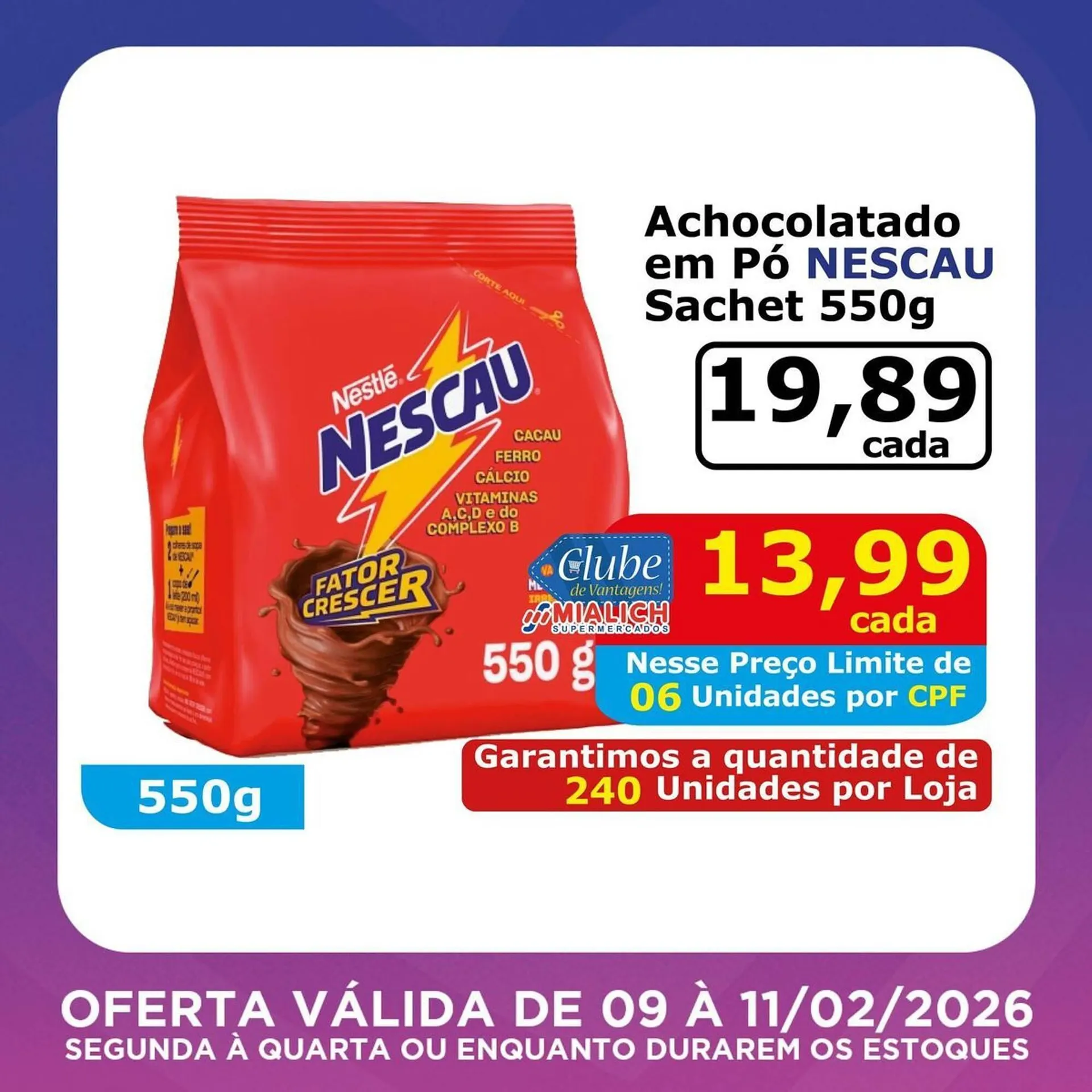 Encarte de Catálogo Mialich Supermercados 9 de fevereiro até 11 de fevereiro 2026 - Pagina 3