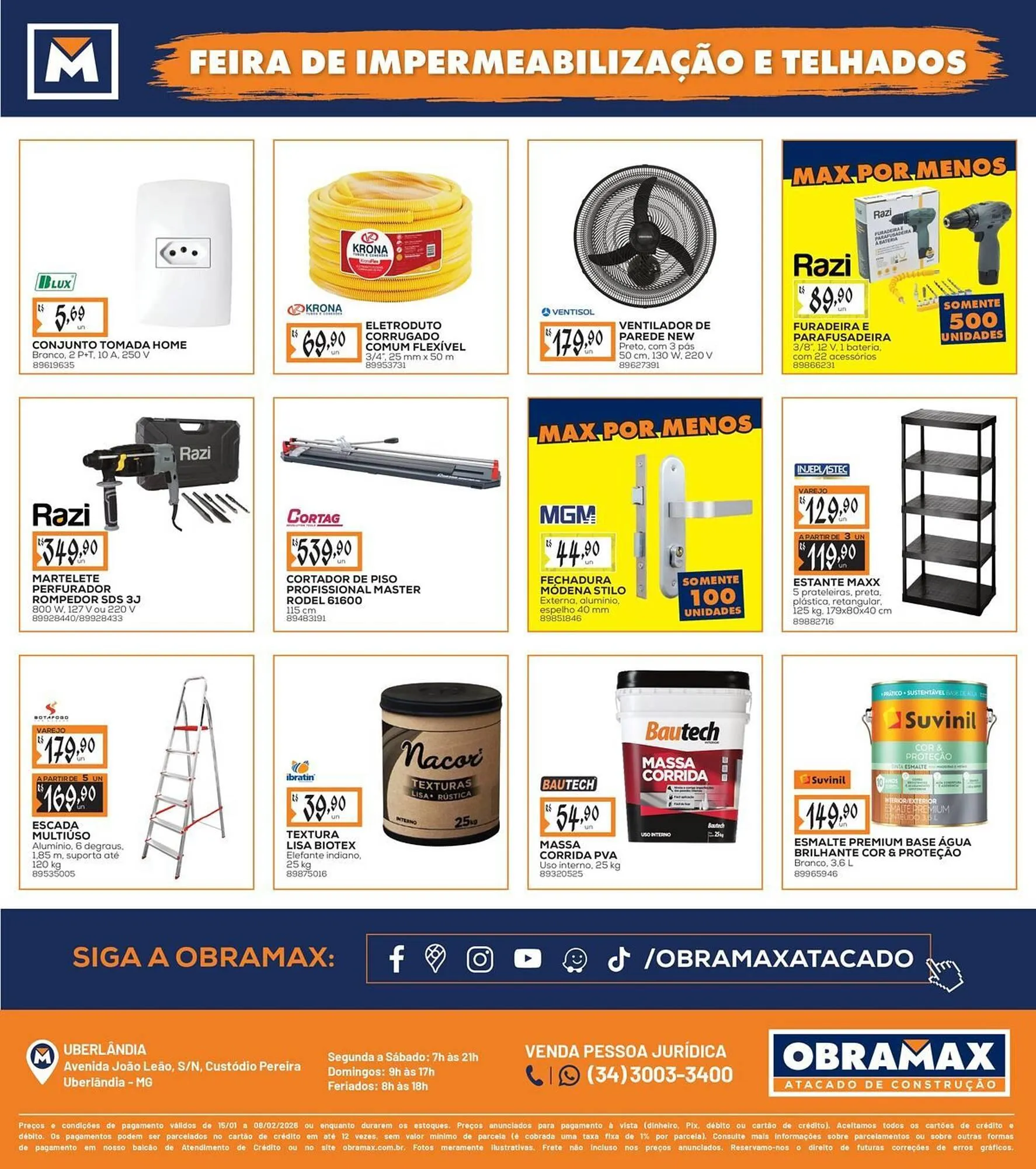Encarte de Encarte Obramax 15 de janeiro até 8 de fevereiro 2026 - Pagina 4