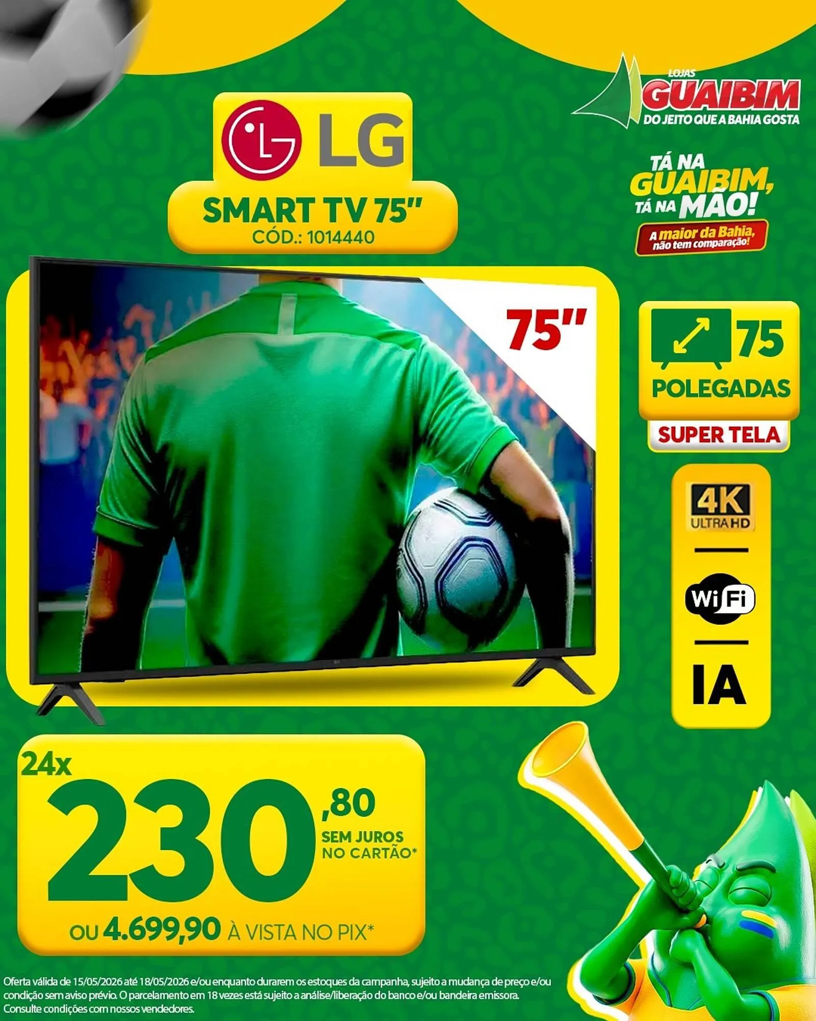 Encarte de Catálogo Lojas Guaibim 16 de maio até 18 de maio 2026 - Pagina 9