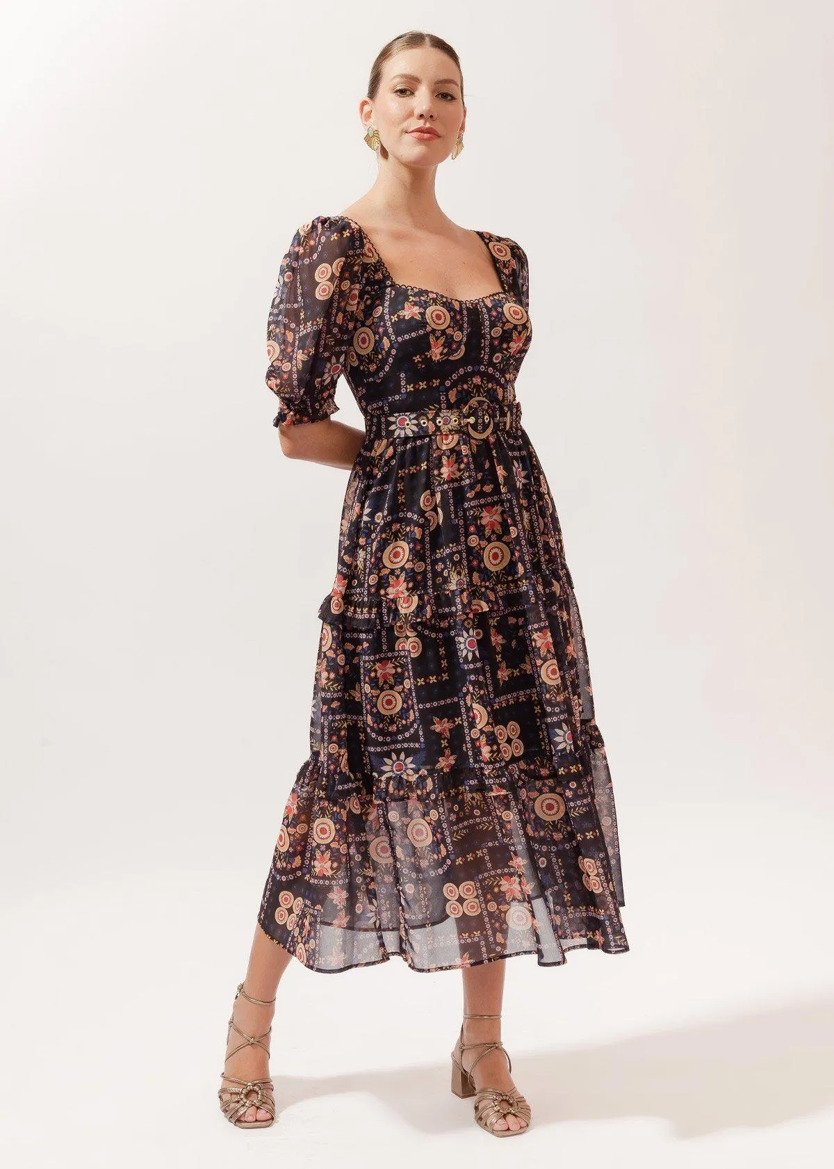 Vestido Midi Chamariz I