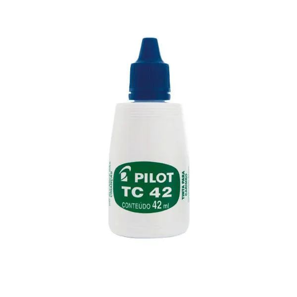 Tinta Para Almofada Carimbo Azul 42ml - Pilot