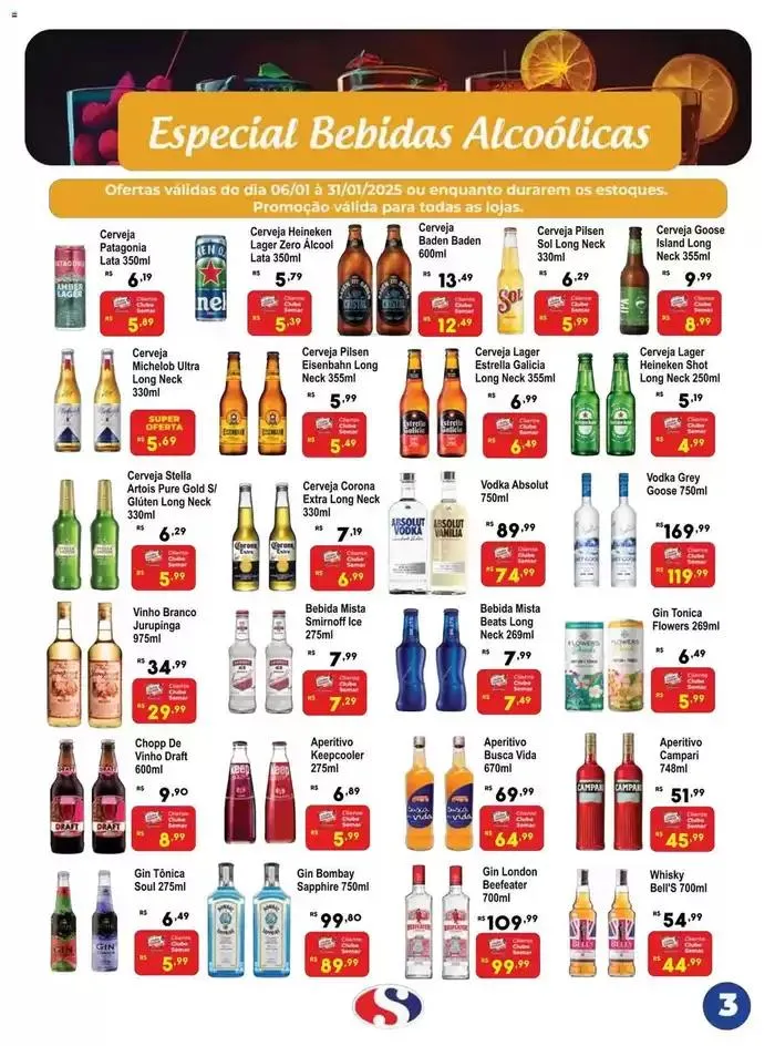 Encarte de Encarte Semar Supermercado 7 de janeiro até 31 de janeiro 2025 - Pagina 13