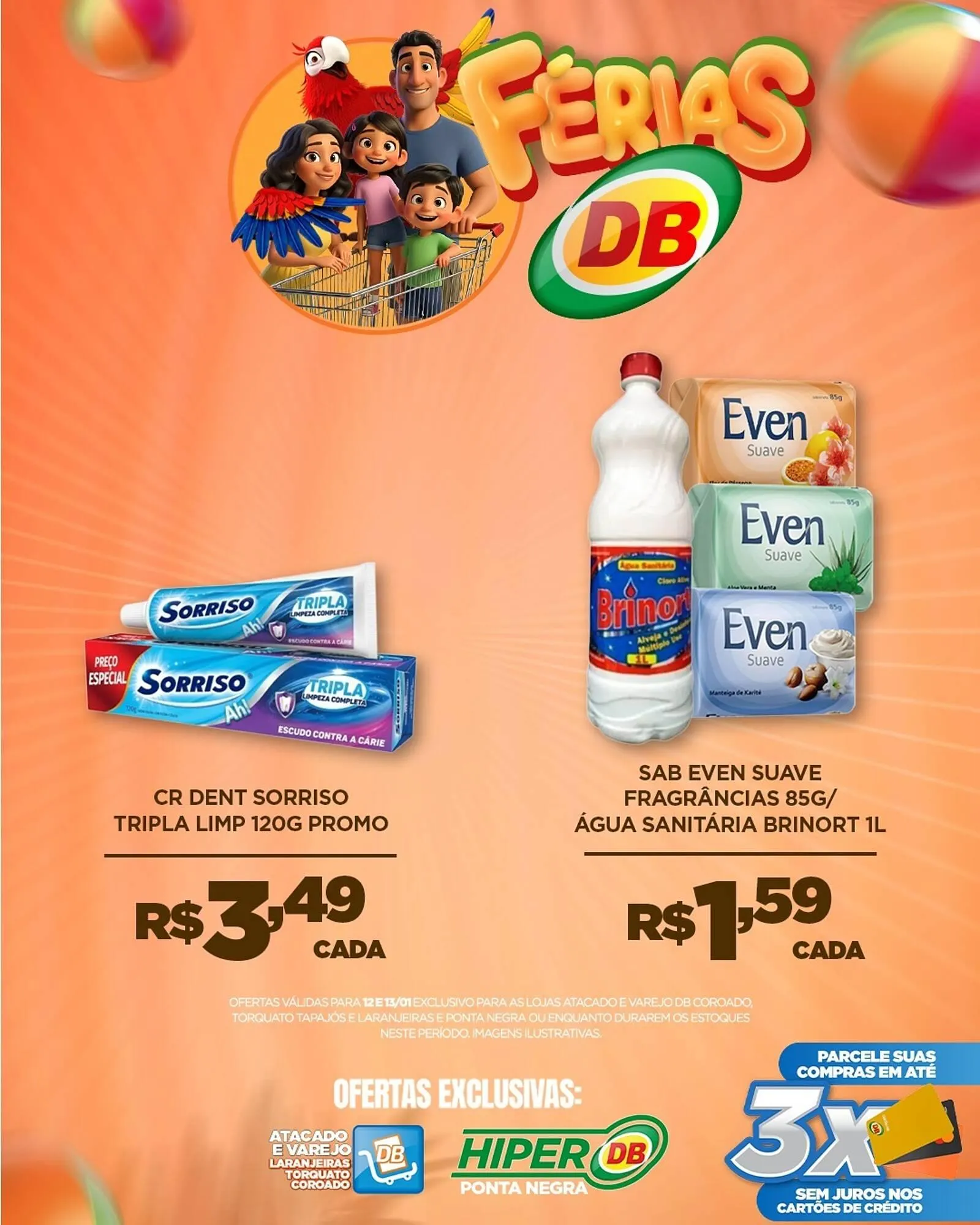 Encarte de Catálogo DB Supermercados 12 de janeiro até 13 de janeiro 2026 - Pagina 3