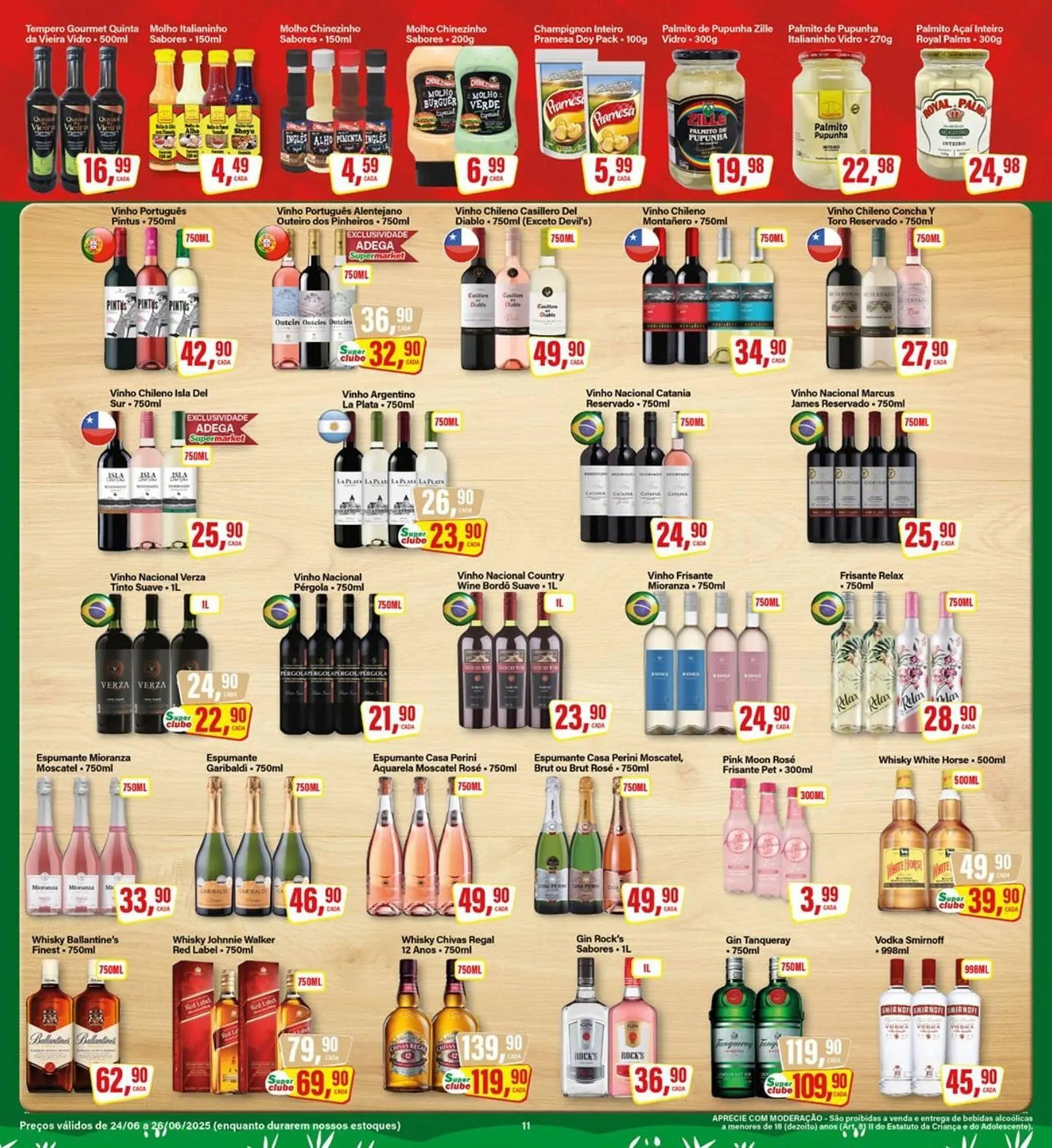 Encarte de Catálogo Rede Supermarket 24 de junho até 26 de junho 2025 - Pagina 11