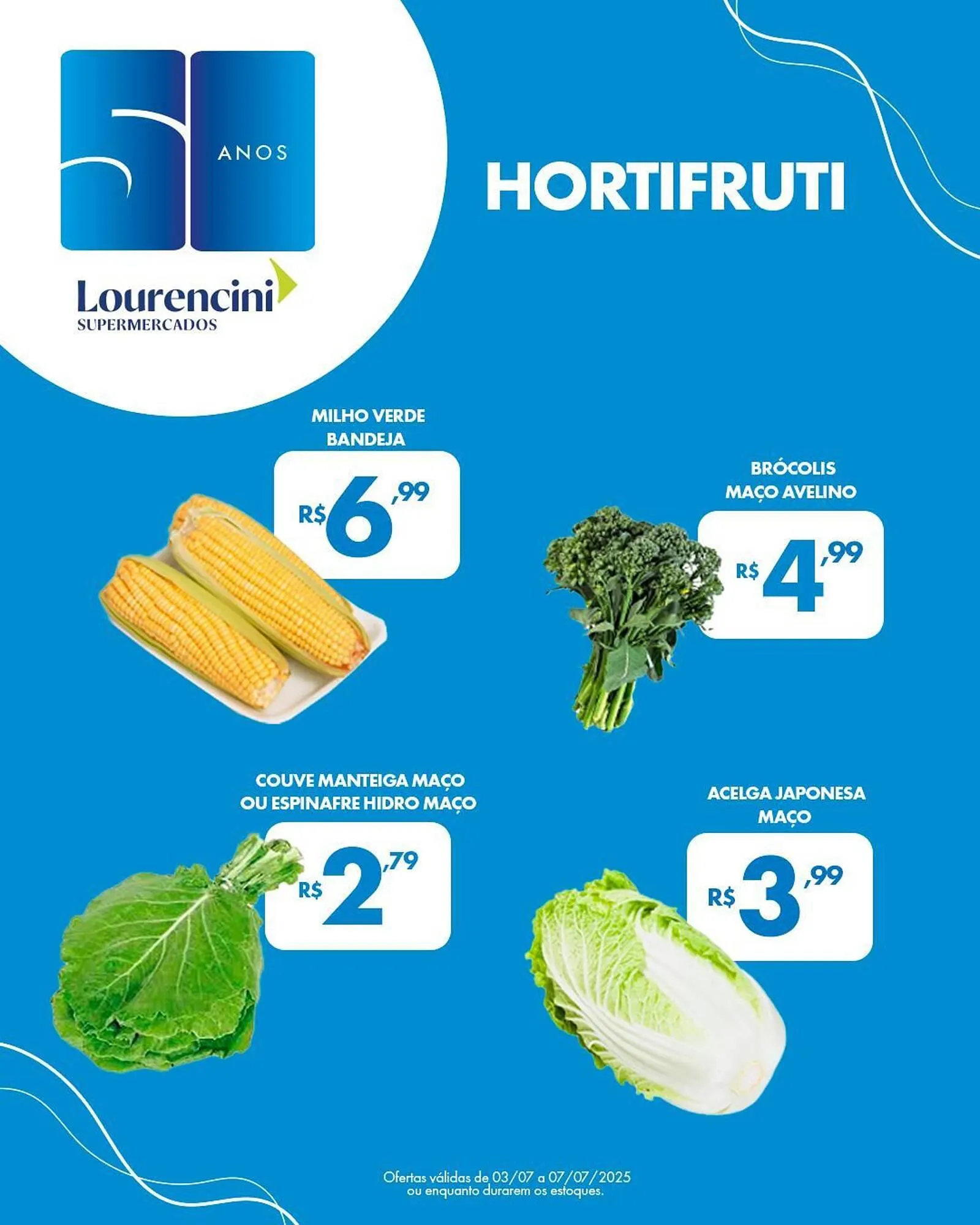 Encarte de Catálogo Lourencini Supermercados 4 de julho até 7 de julho 2025 - Pagina 3