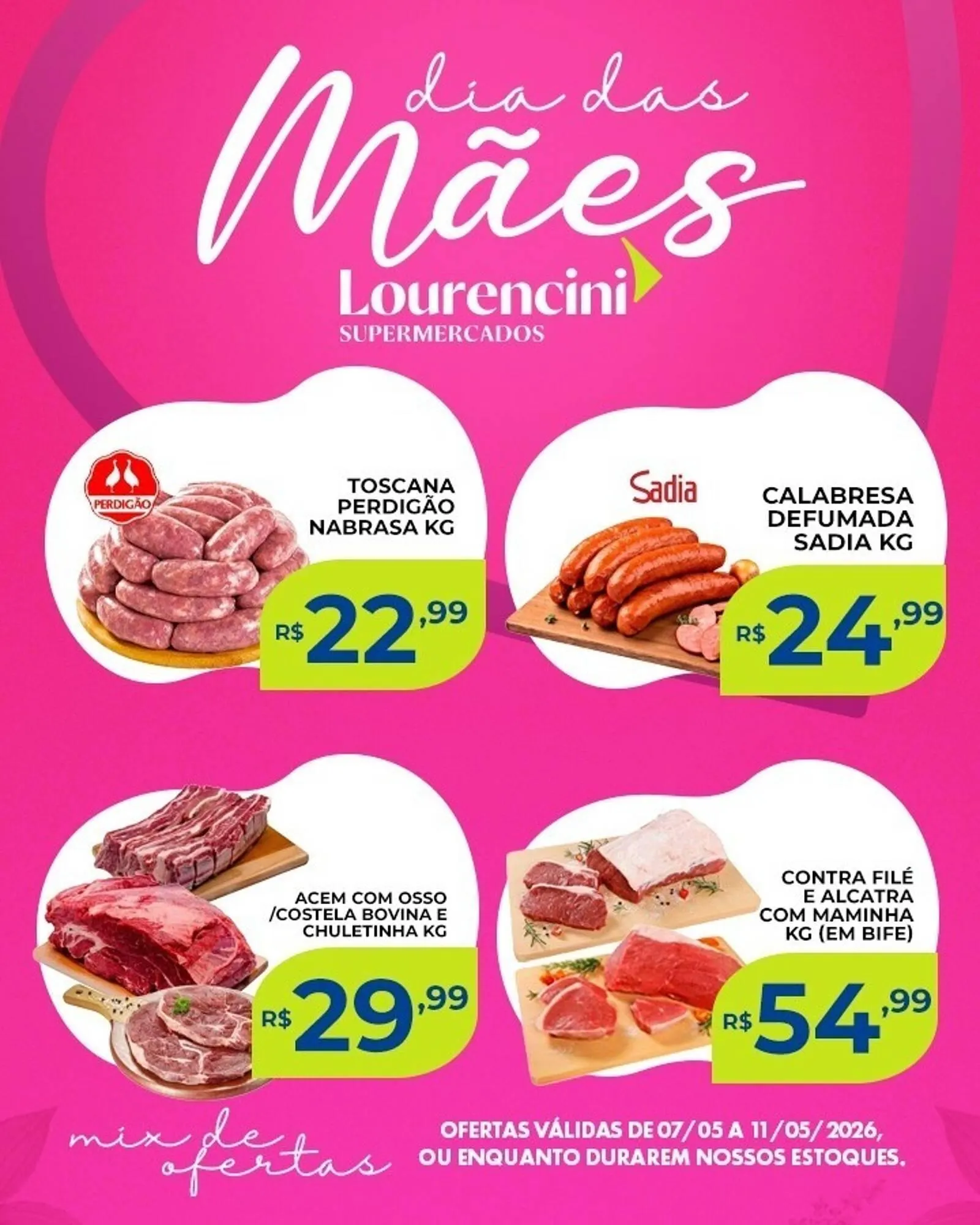 Encarte de Catálogo Lourencini Supermercados 9 de maio até 11 de maio 2026 - Pagina 2