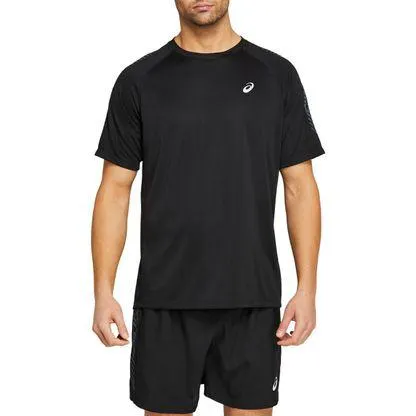 Camiseta ASICS Icon de Manga Curta - Masculina - Preta
