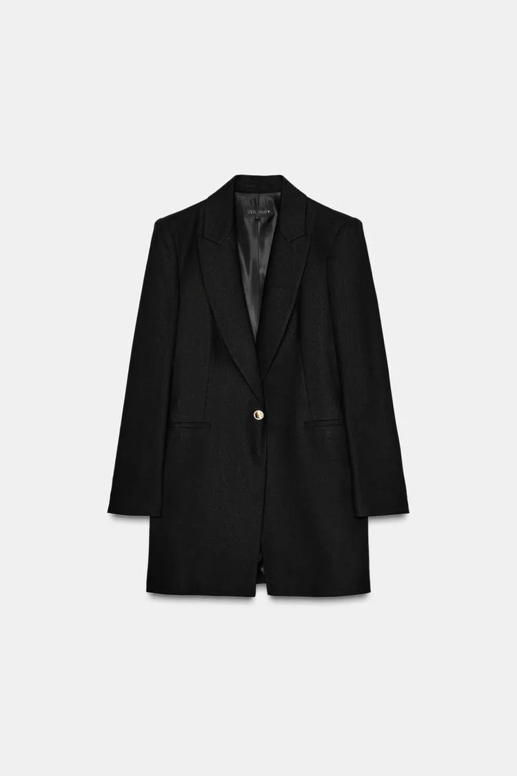 BLAZER LONGO COM LINHO