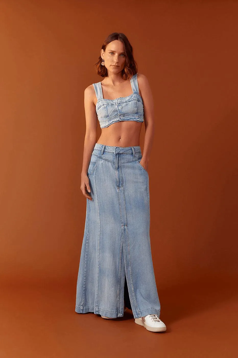 Top Jeans Bojo Recortes