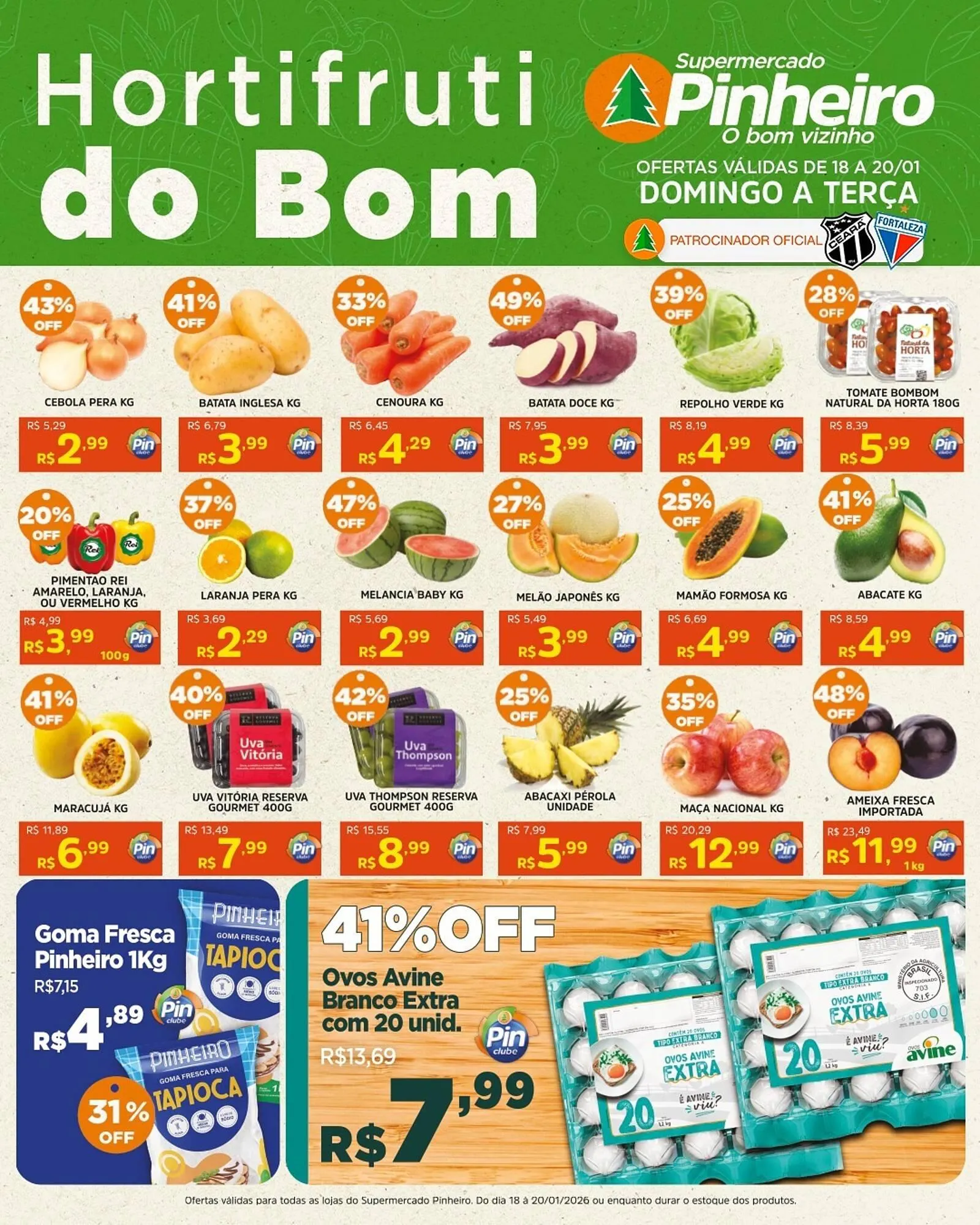 Encarte de Encarte Pinheiro Supermercado 18 de janeiro até 20 de janeiro 2026 - Pagina 2
