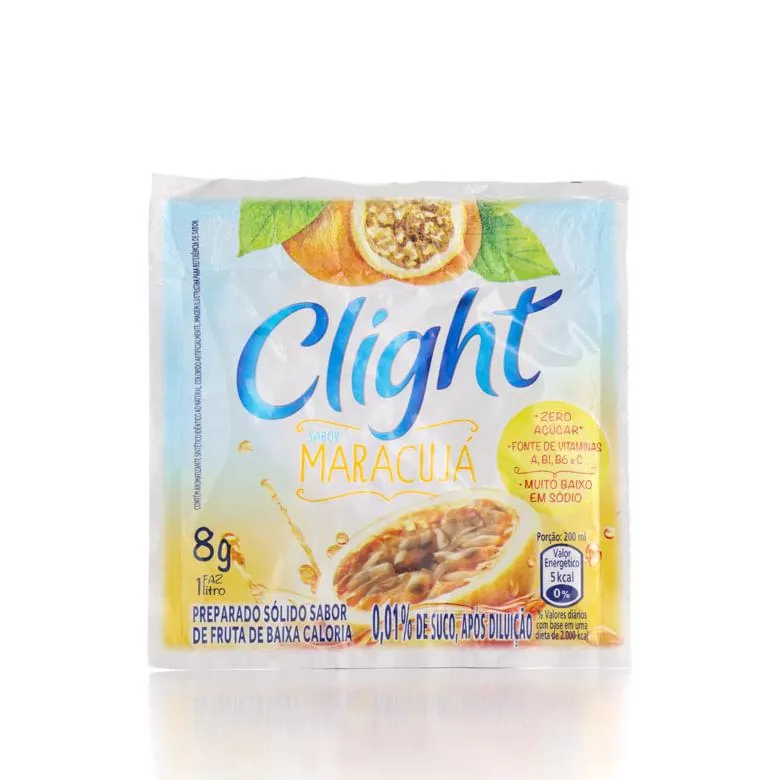 Refresco em Pó Clight Maracujá 8g