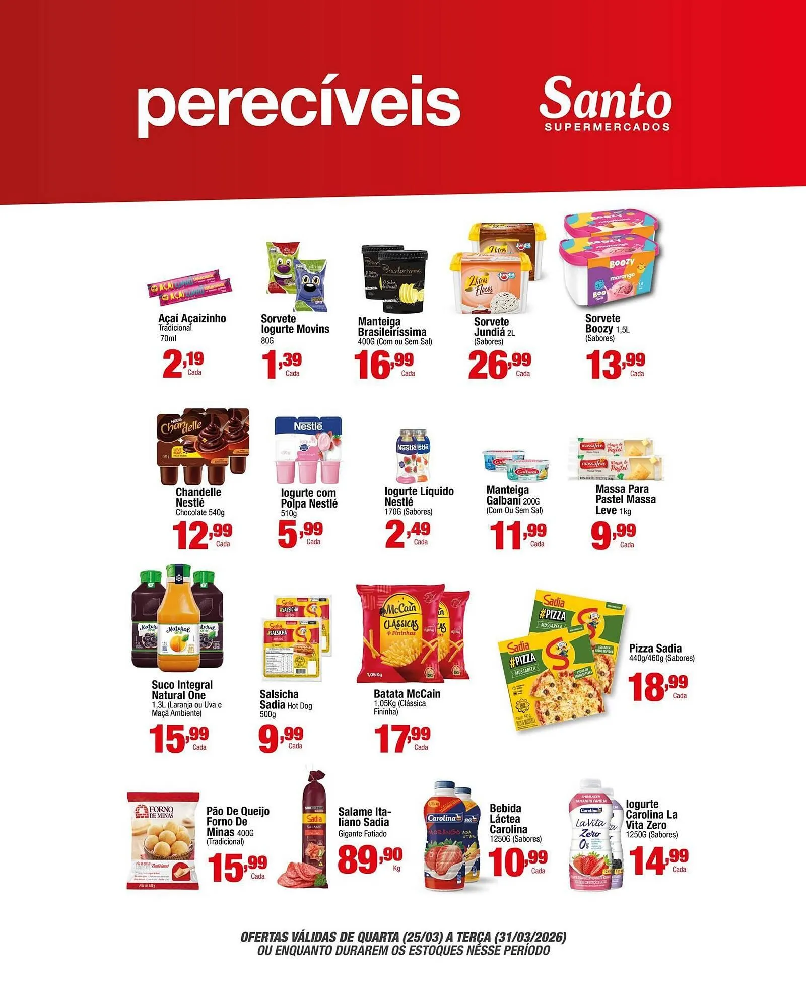 Encarte de Catálogo Santo Supermercados 25 de março até 27 de março 2026 - Pagina 5