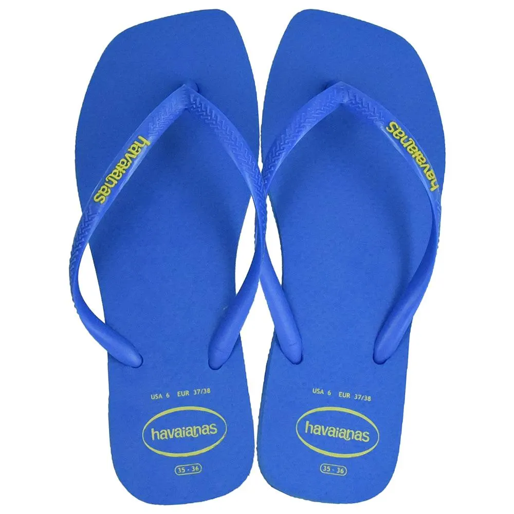 CHINELO HAVAIANAS SLIM SQUARE LOGO POP UP
