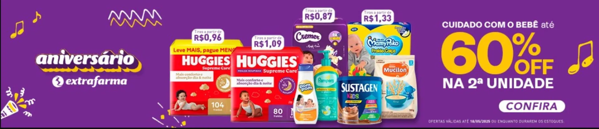 Encarte de Catálogo Extrafarma 12 de maio até 18 de maio 2025 - Pagina 2