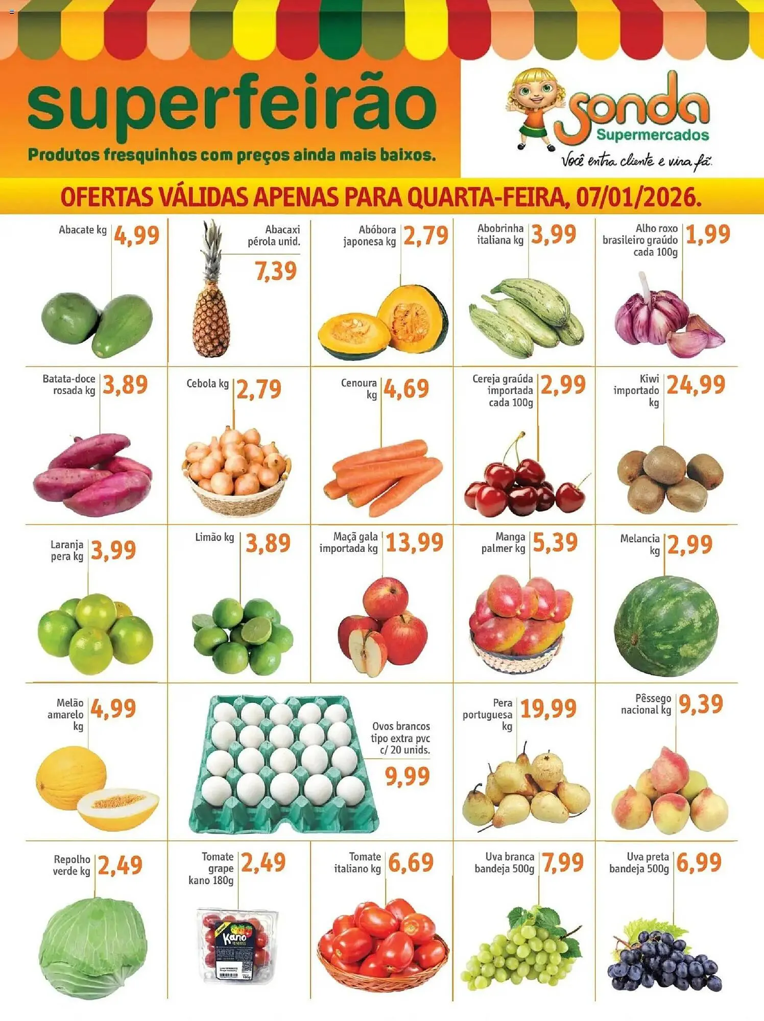 Encarte de Folheto Sonda 7 de janeiro até 7 de janeiro 2026 - Pagina 1