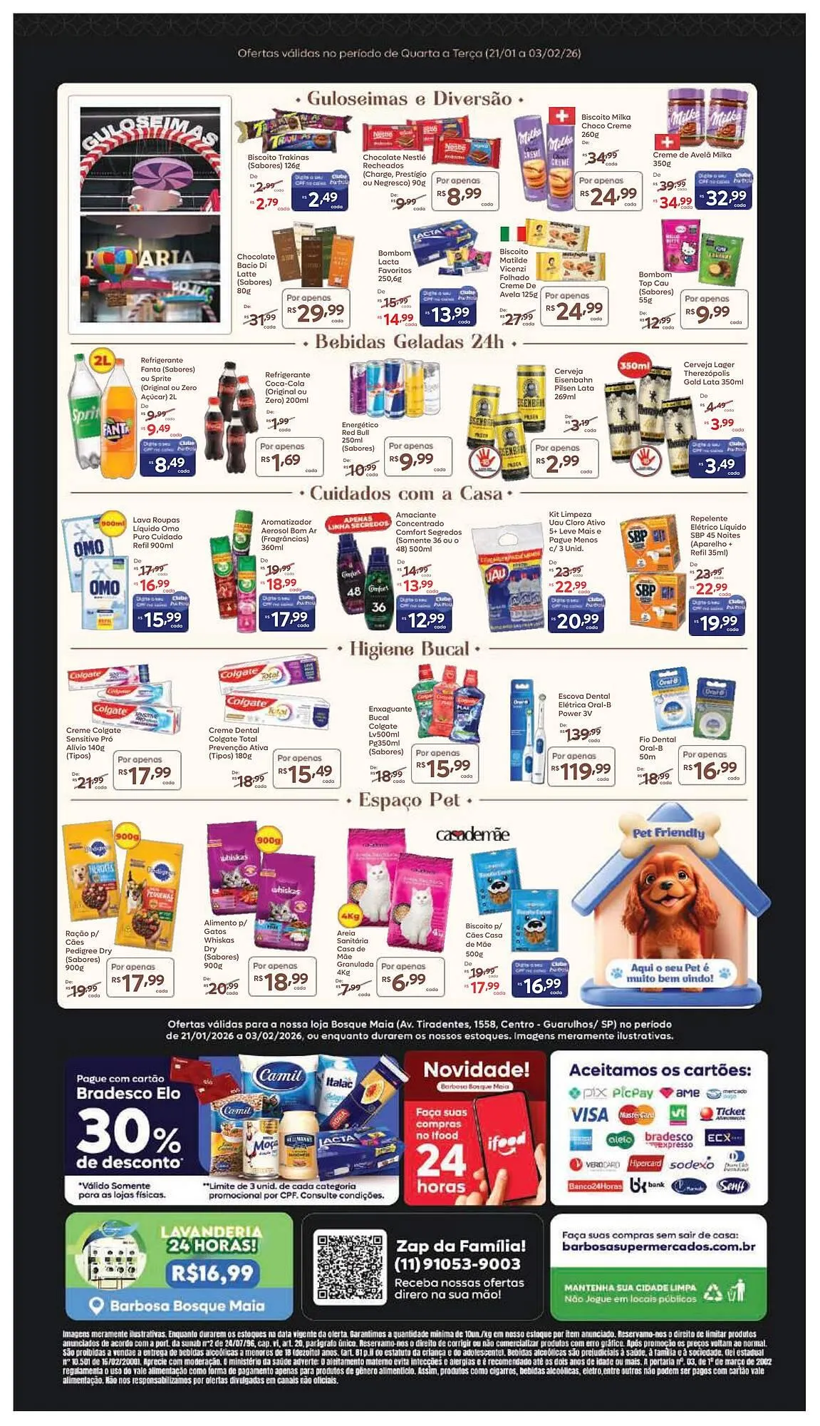 Encarte de Tabloide Barbosa Supermercados 21 de janeiro até 3 de fevereiro 2026 - Pagina 4