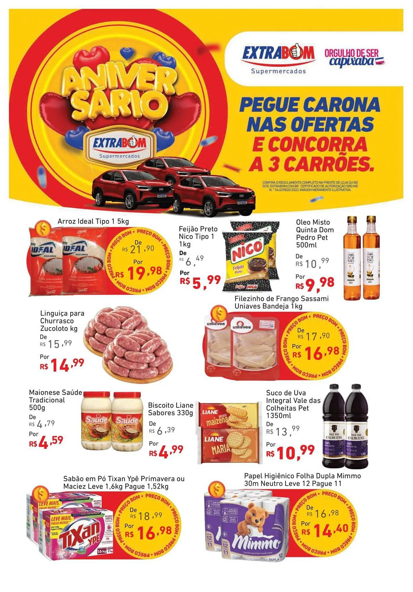 Encarte de Catálogo Extrabom Supermercados 21 de novembro até 28 de novembro 2023 - Pagina 1
