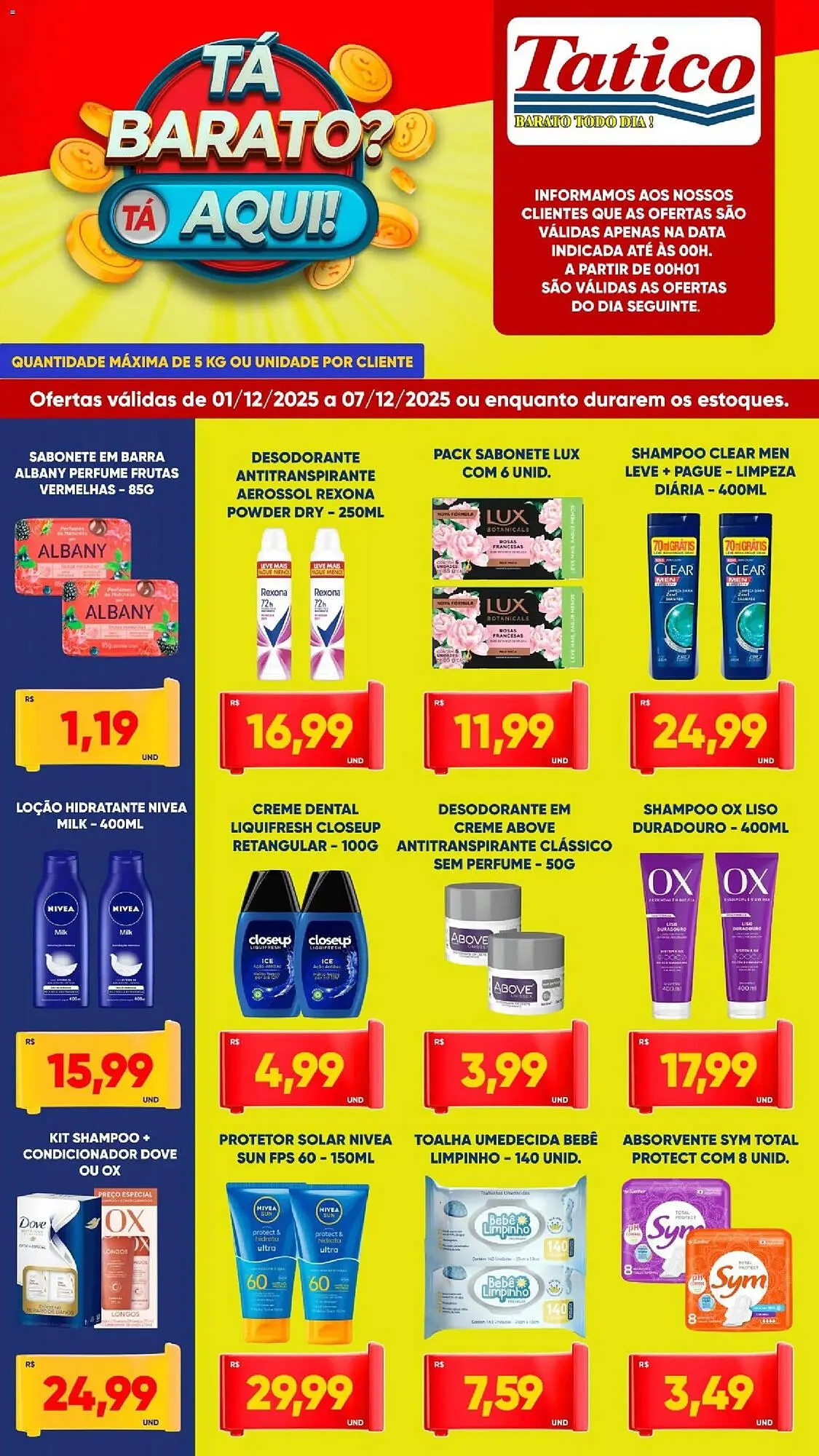Encarte de Tabloide Tatico 1 de dezembro até 8 de dezembro 2025 - Pagina 6
