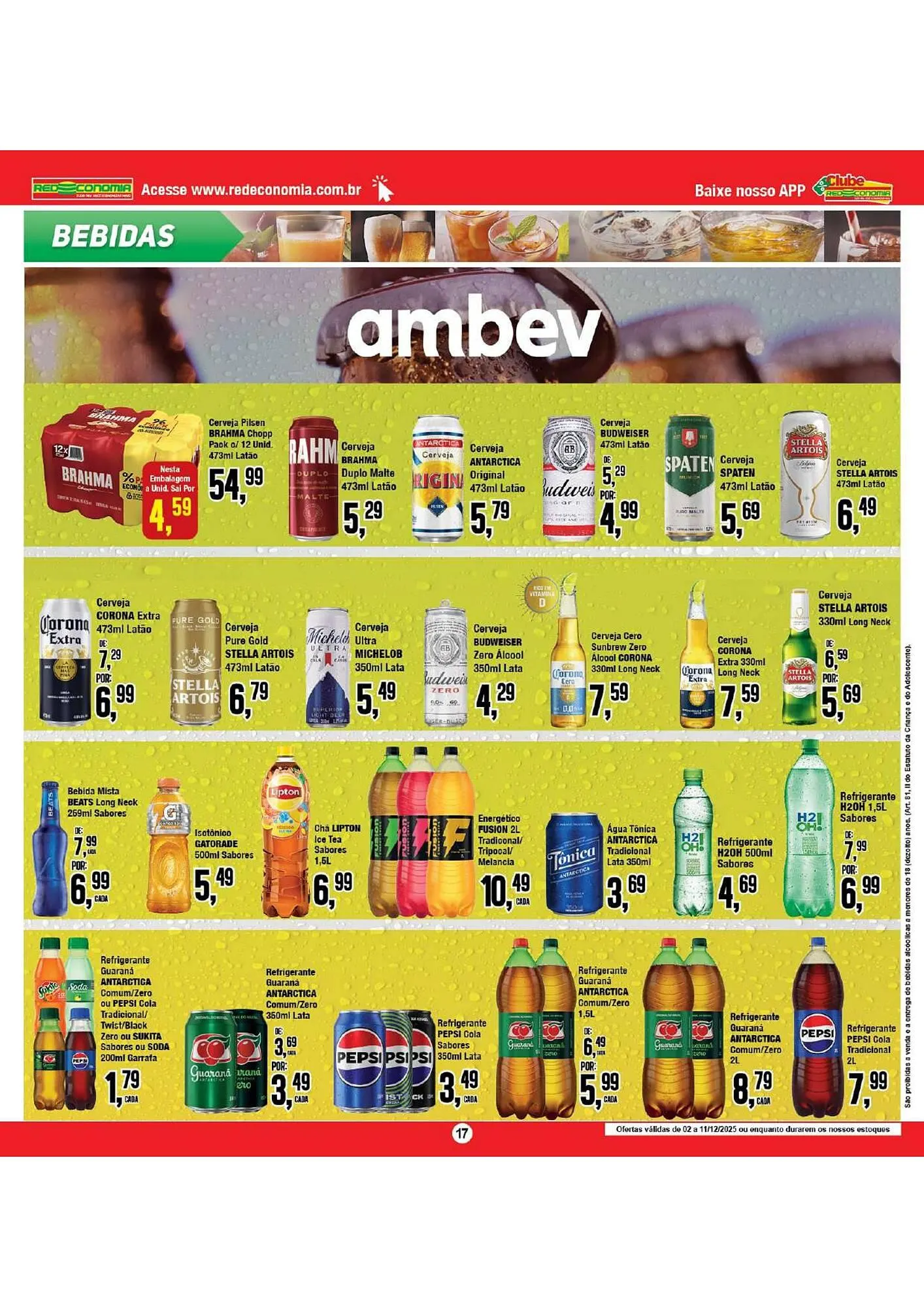 Encarte de Encarte Rede Economia 3 de dezembro até 11 de dezembro 2025 - Pagina 17