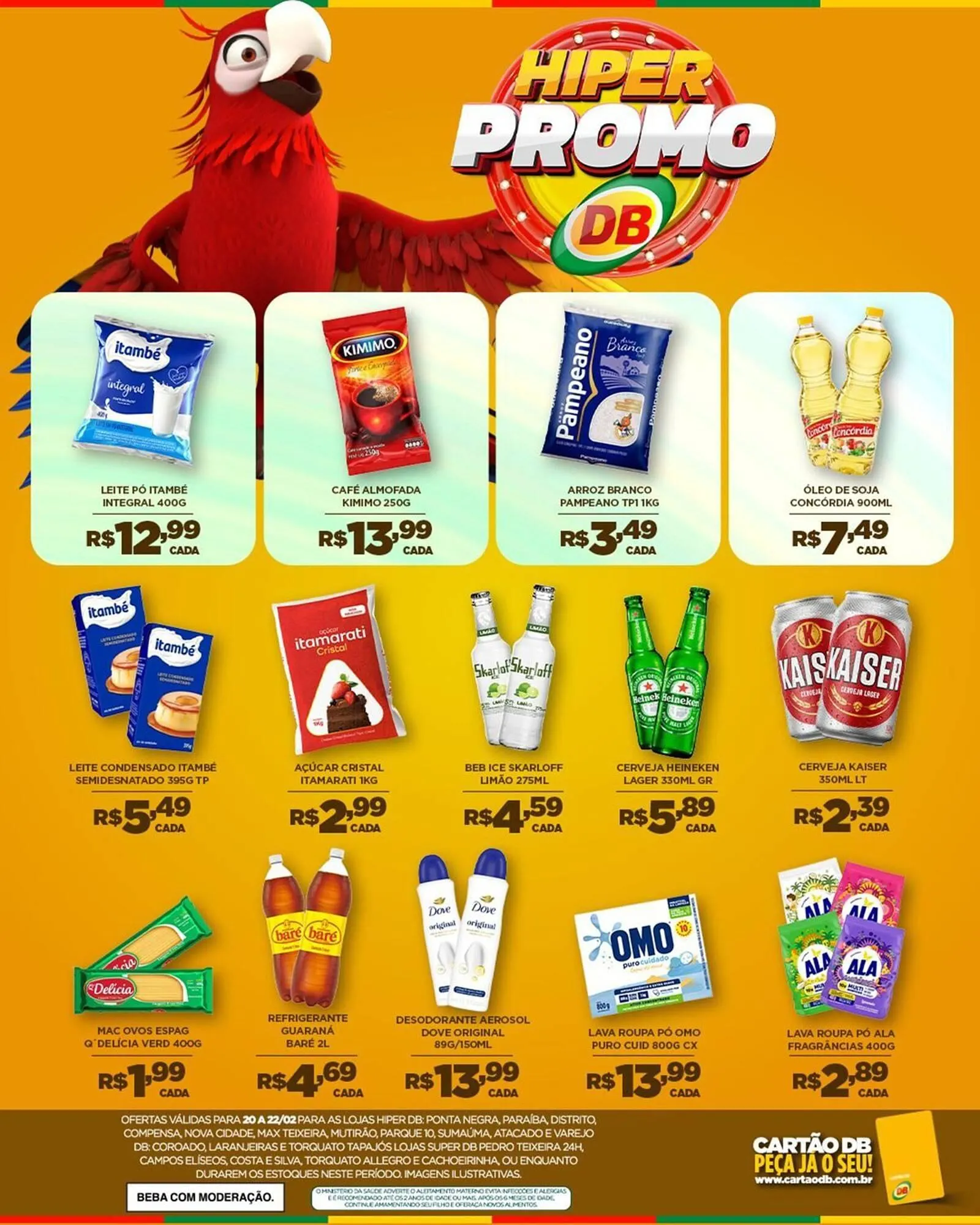 Encarte de Catálogo DB Supermercados 20 de fevereiro até 22 de fevereiro 2026 - Pagina 1