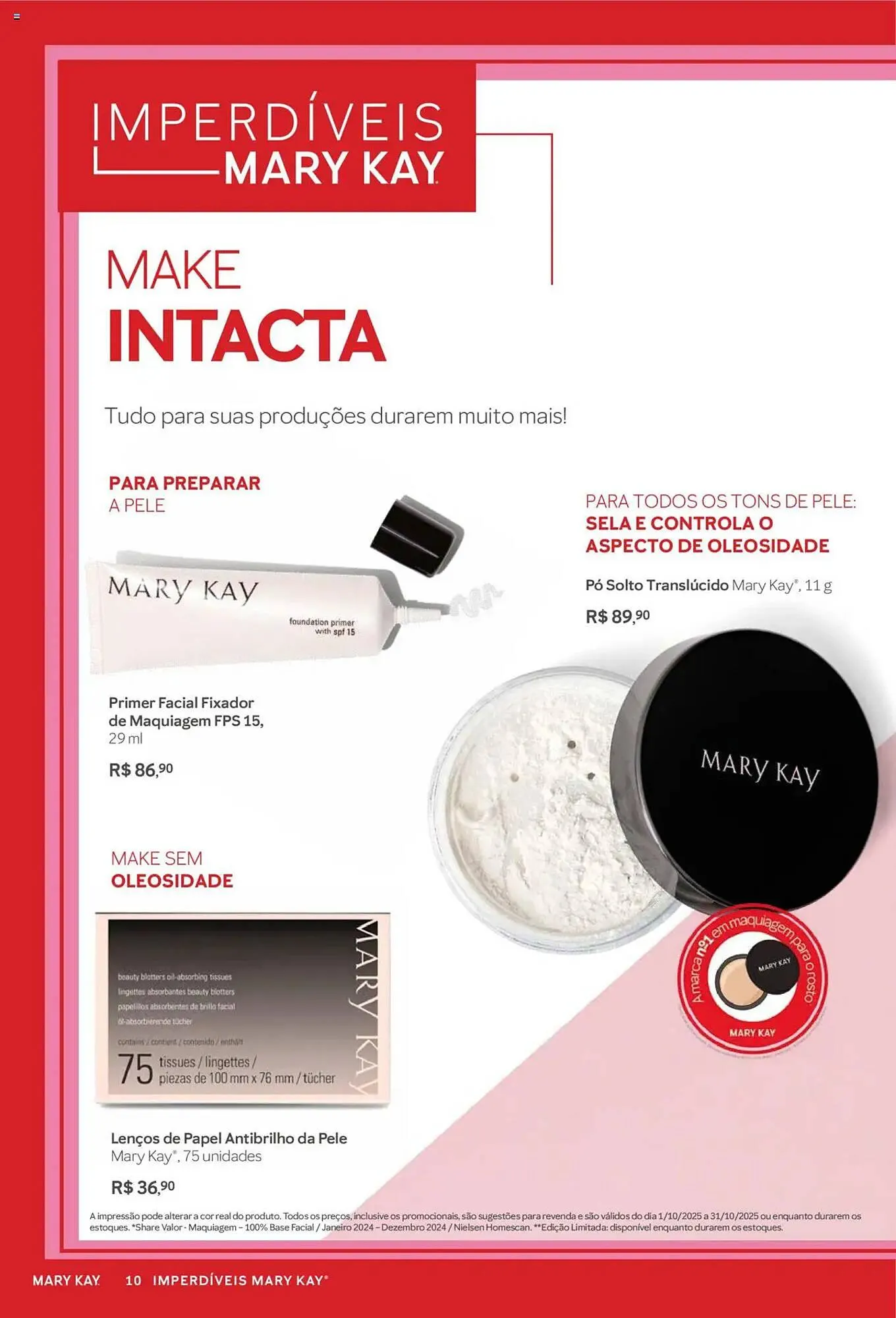 Encarte de Revista Mary Kay 1 de outubro até 1 de novembro 2025 - Pagina 10