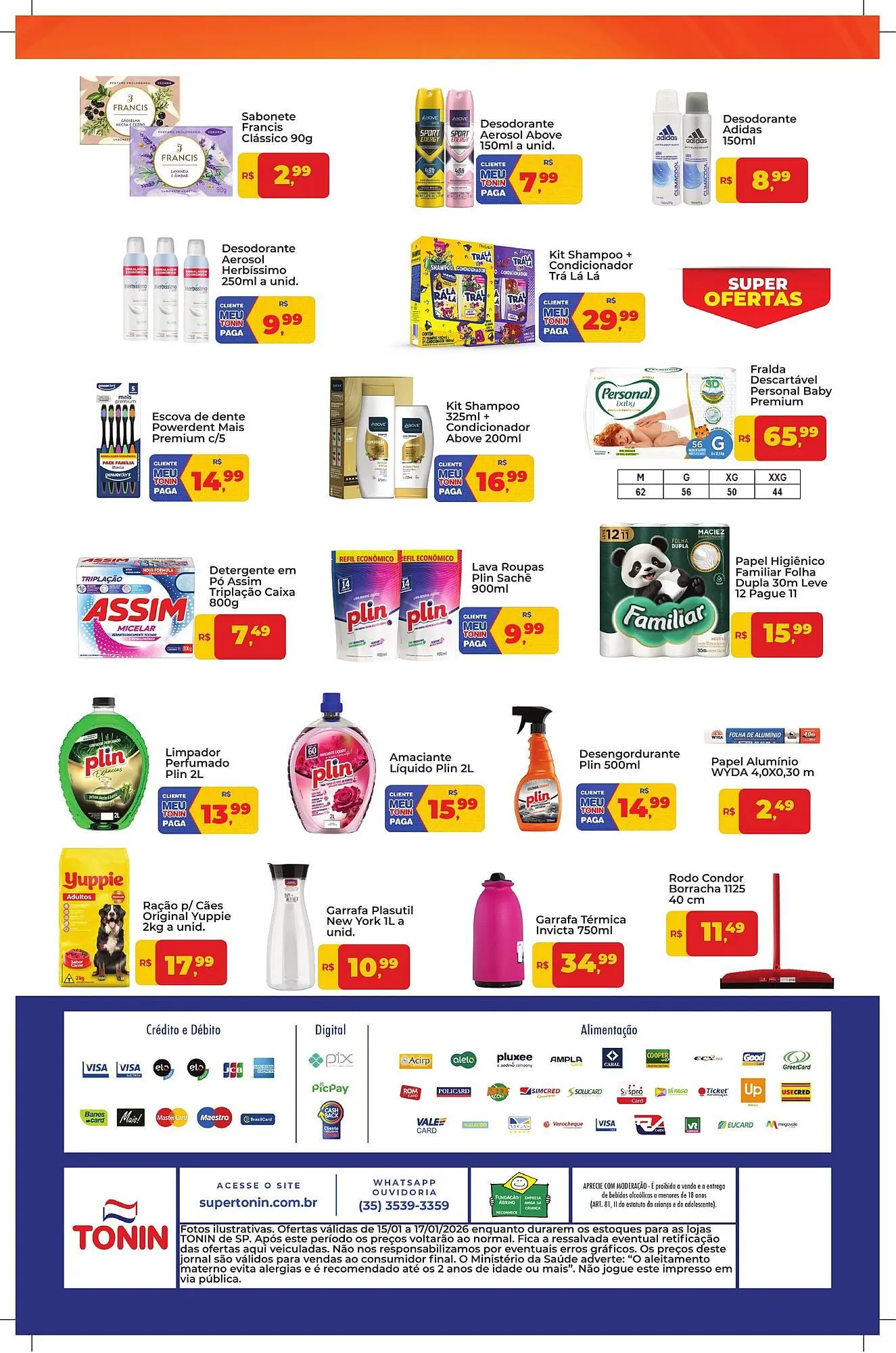 Encarte de Catálogo Tonin Superatacado 15 de janeiro até 17 de janeiro 2026 - Pagina 4