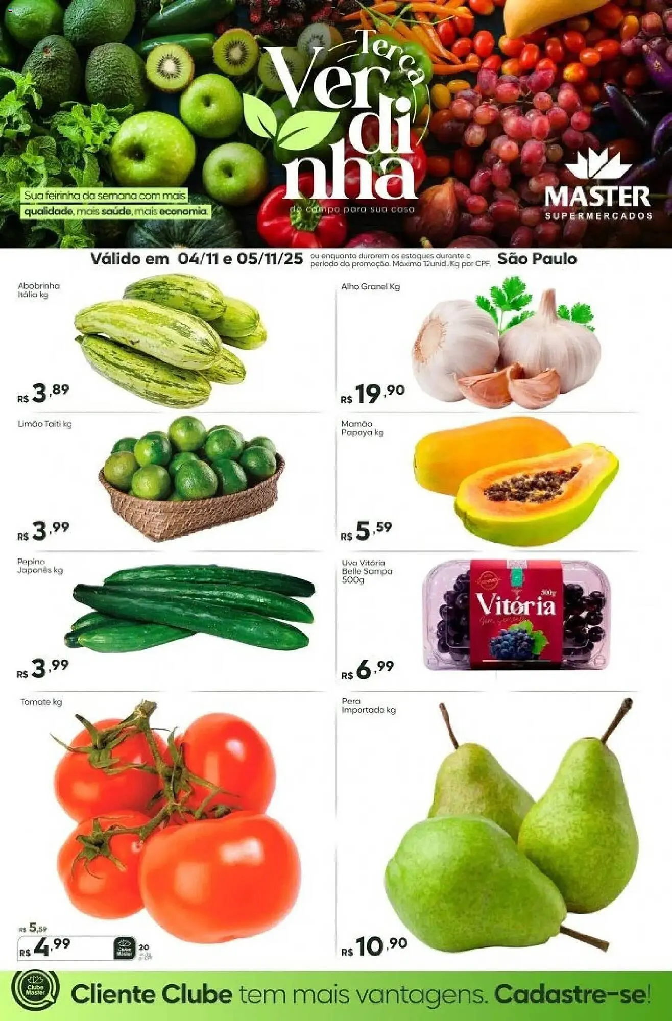 Folheto Master Supermercados - 1