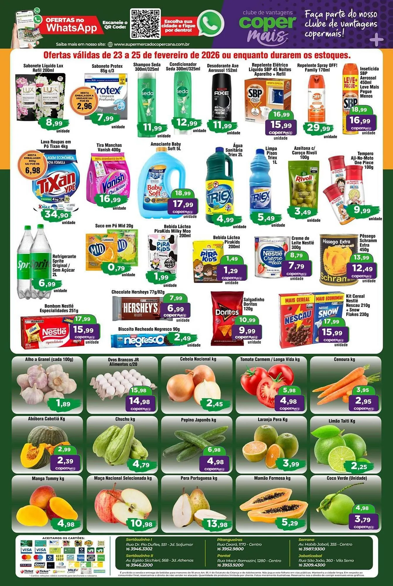 Encarte de Tabloide Copercana 23 de fevereiro até 25 de fevereiro 2026 - Pagina 2