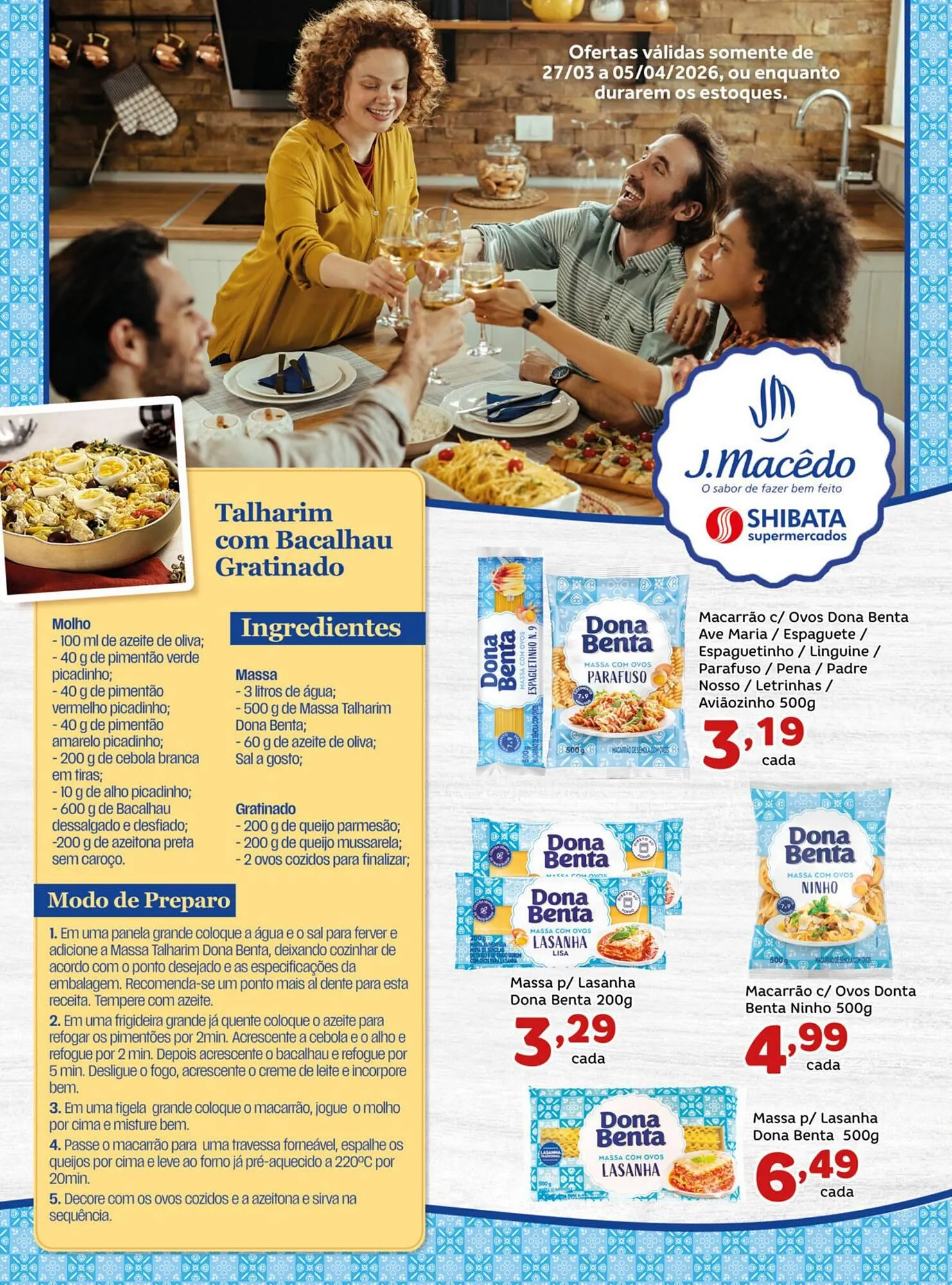 Encarte de Folheto Shibata Supermercados 27 de março até 5 de abril 2026 - Pagina 1