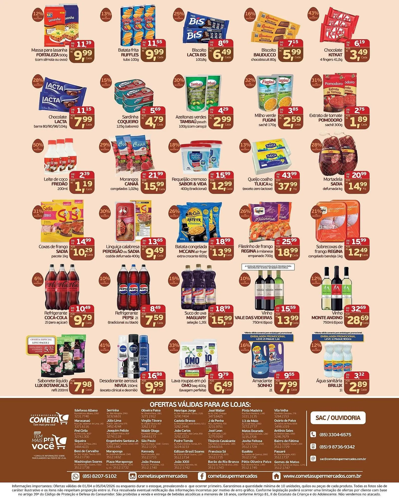 Encarte de Encarte Cometa Supermercados 1 de abril até 5 de abril 2026 - Pagina 2
