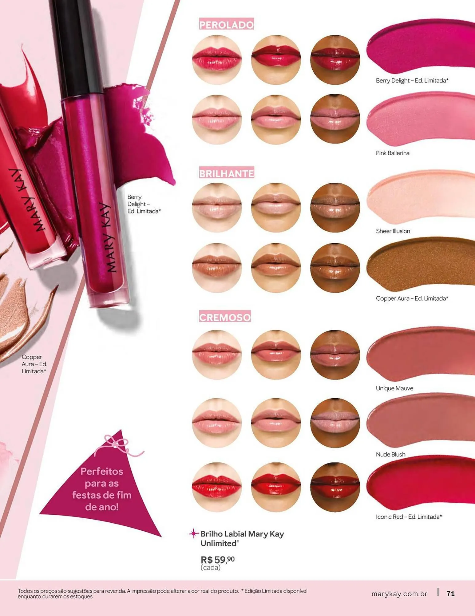 Encarte de Catálogo Mary Kay 1 de novembro até 31 de dezembro 2023 - Pagina 71