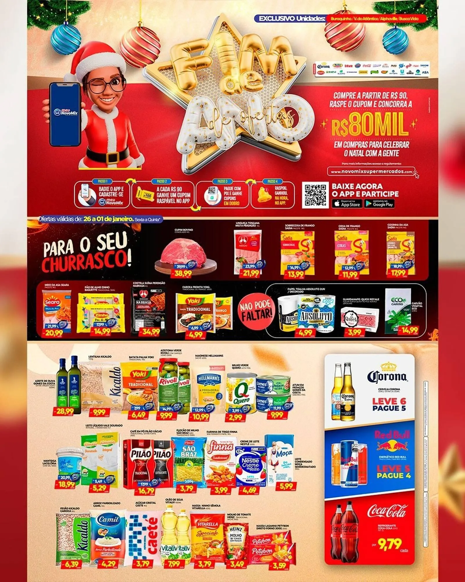 Encarte de Encarte Novo Mix 26 de dezembro até 1 de janeiro 2026 - Pagina 1