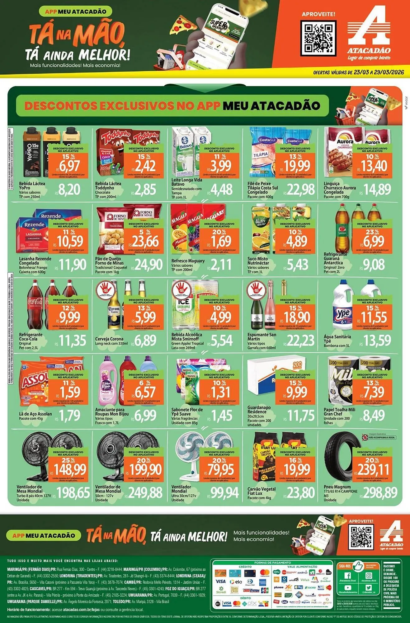 Encarte de Folheto Atacadão 23 de março até 29 de março 2026 - Pagina 2