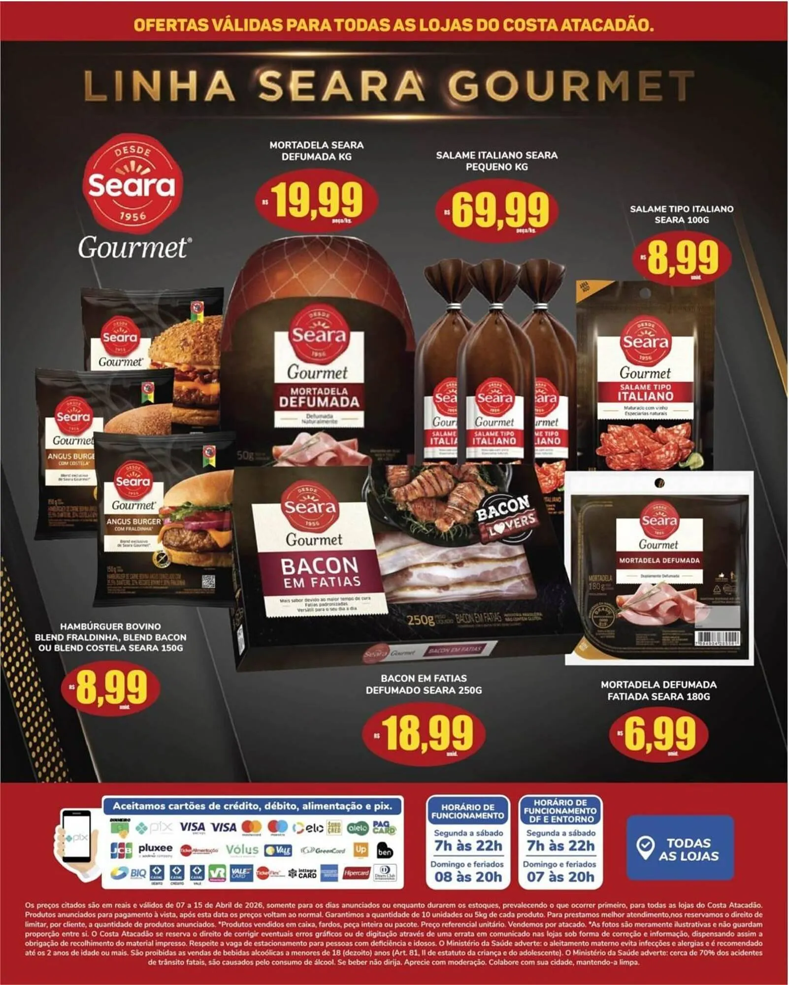 Encarte de Tabloide Costa Atacadão 7 de abril até 15 de abril 2026 - Pagina 2