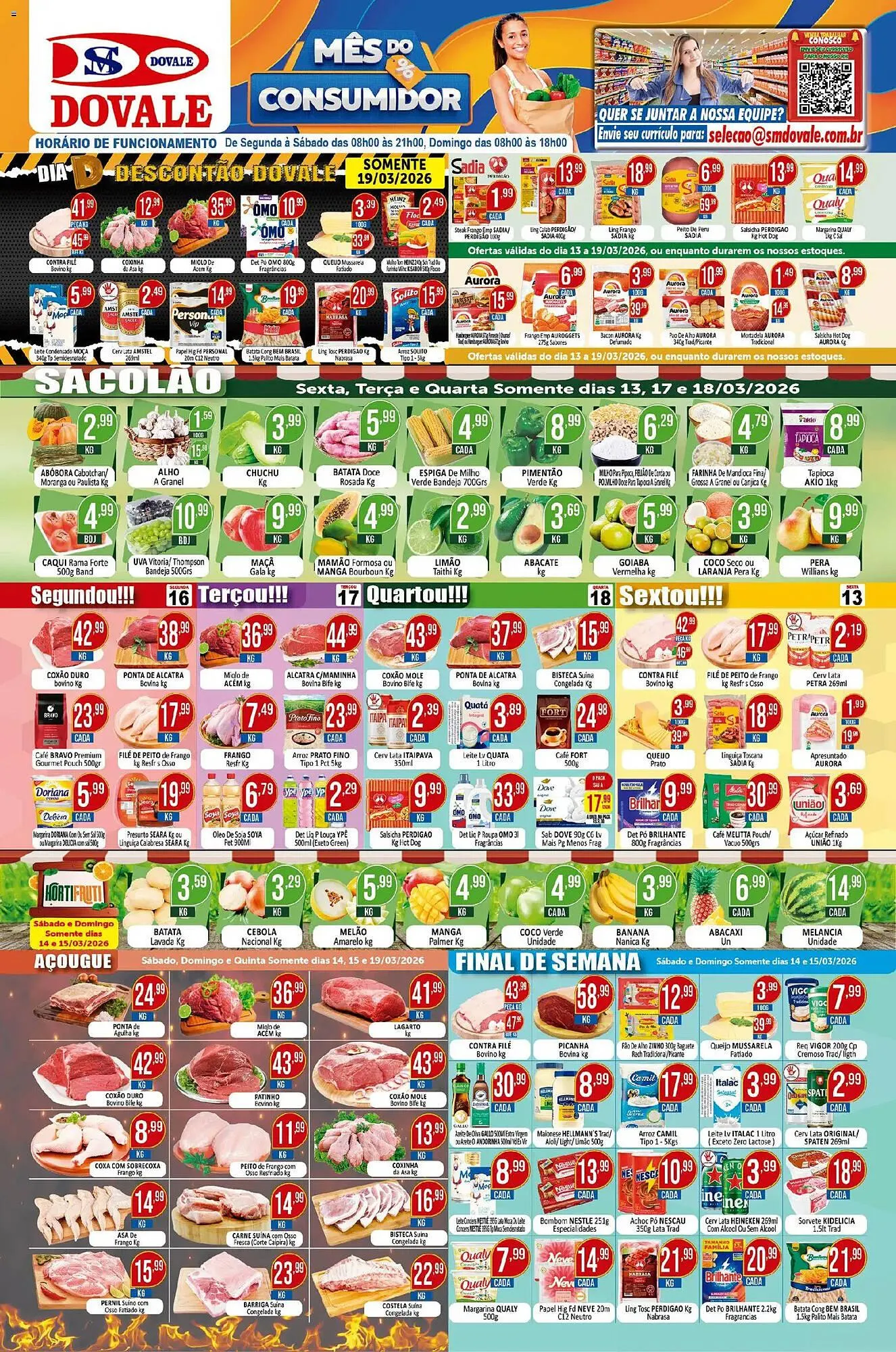 Encarte de Folheto Dovale 13 de março até 20 de março 2026 - Pagina 1