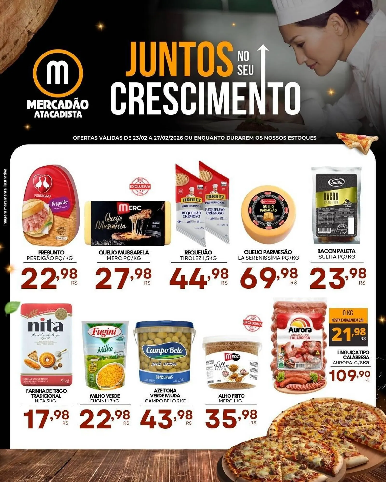 Encarte de Folheto Mercadão Atacadista 23 de fevereiro até 27 de fevereiro 2026 - Pagina 1