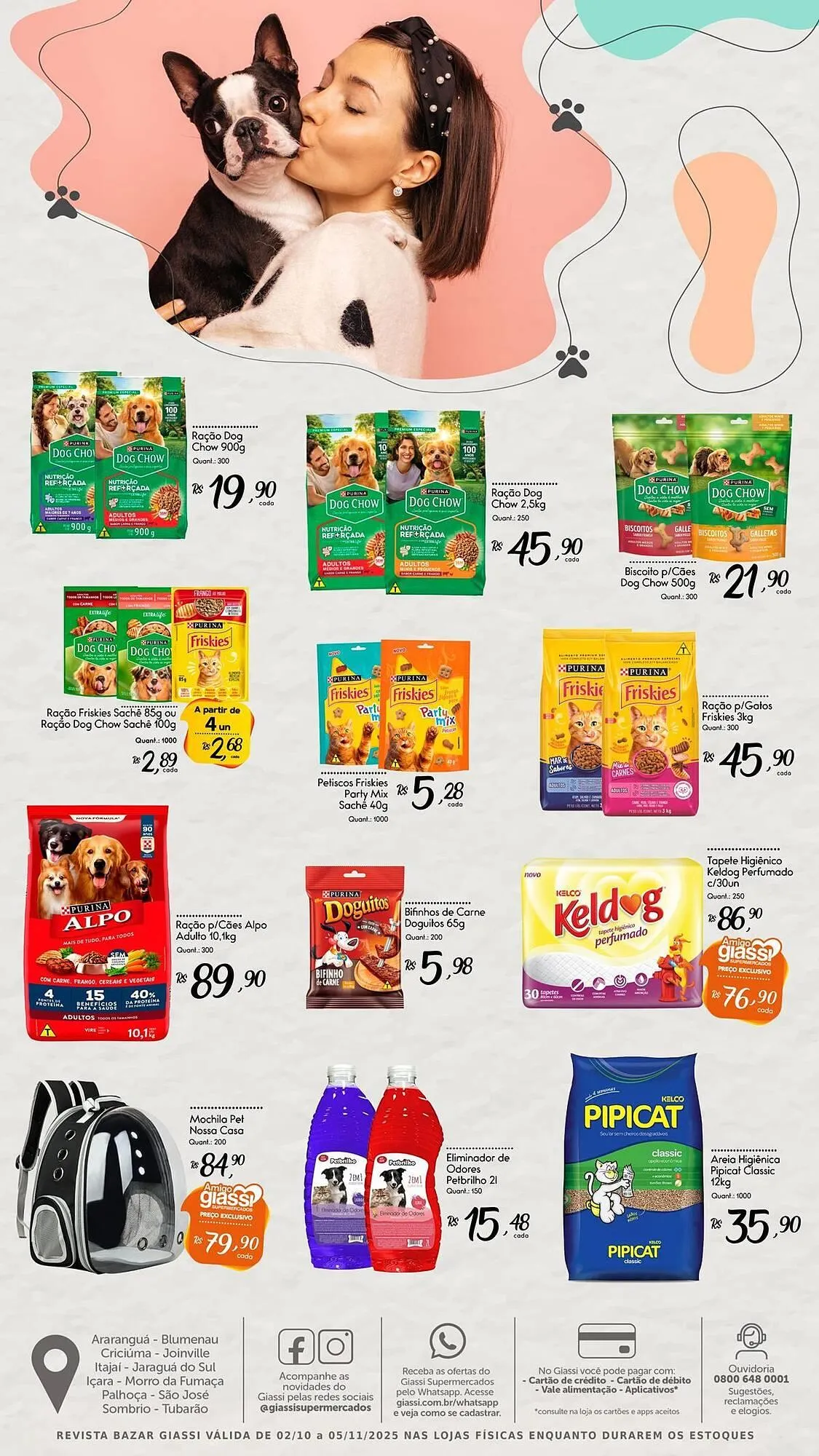 Encarte de Encarte Giassi Supermercados 2 de outubro até 5 de novembro 2025 - Pagina 10