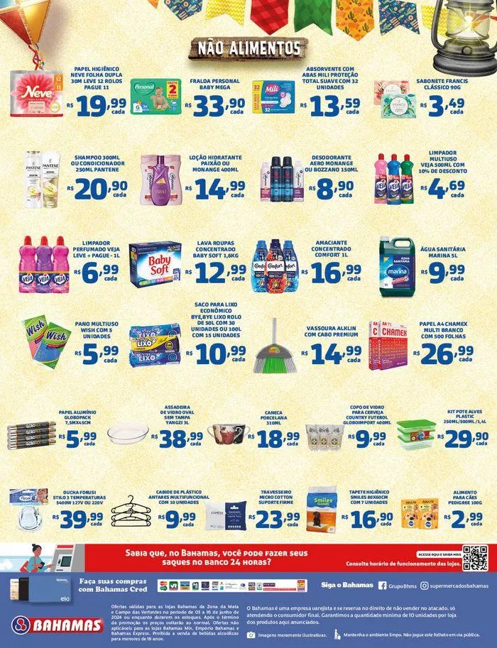 Encarte de Arraiá do Menor Preço Bahamas 3 de junho até 16 de junho 2024 - Pagina 16